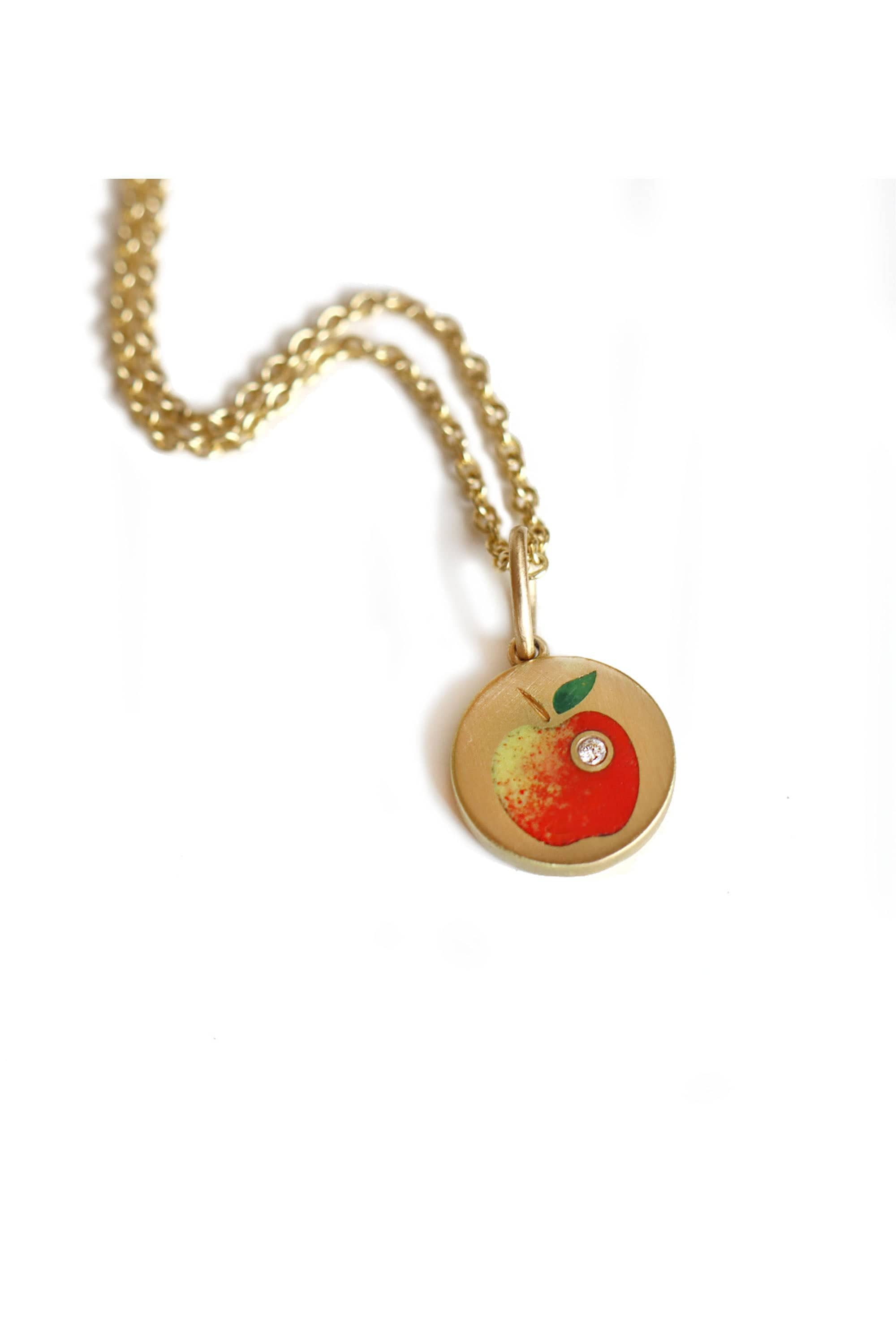 Gwen Barba CHARMS Apple Pendant