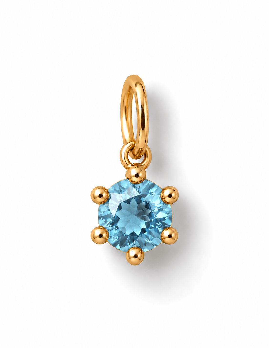 Curated Los Angeles CHARMS March - Aquamarine Birthstone Charms