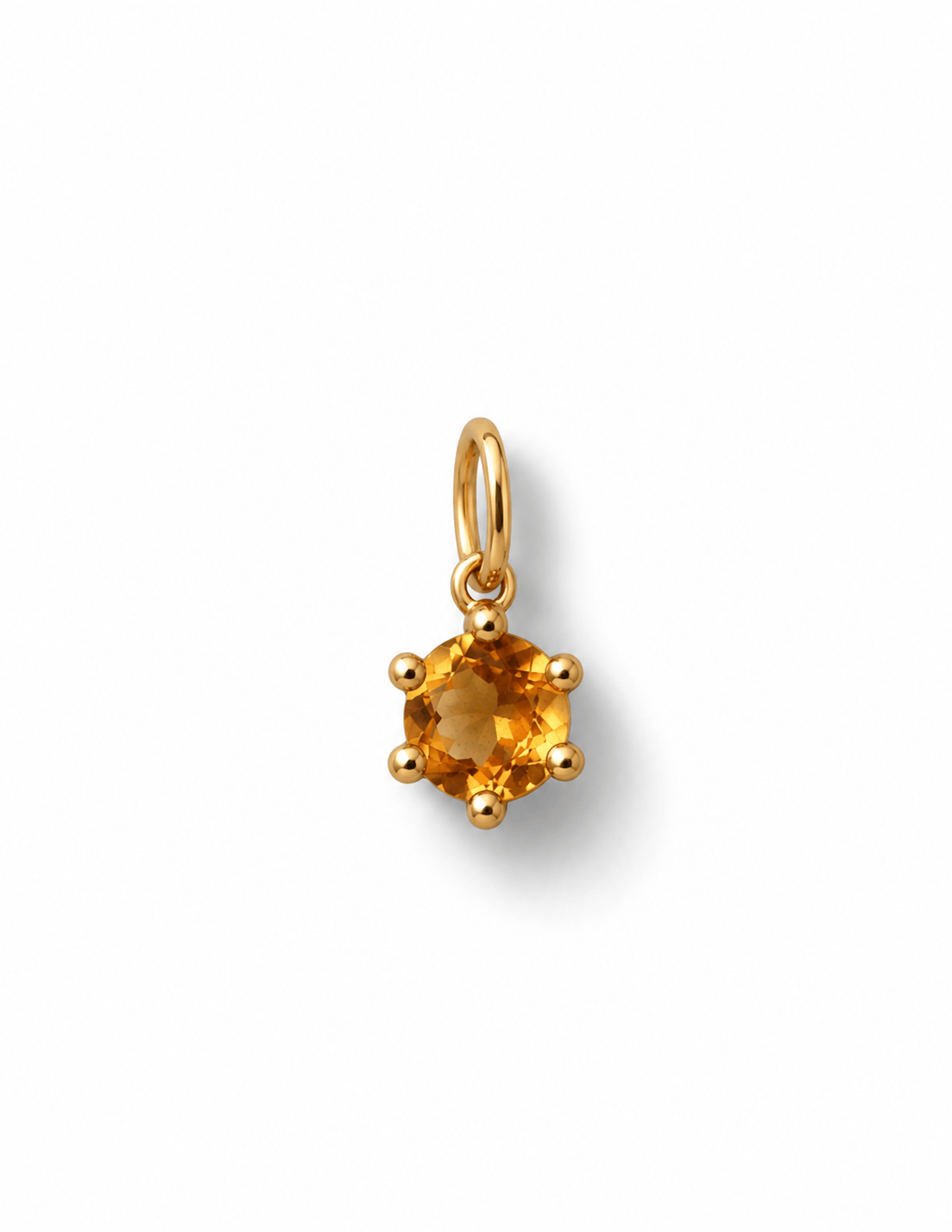 Curated Los Angeles CHARMS November - Citrine Birthstone Charms