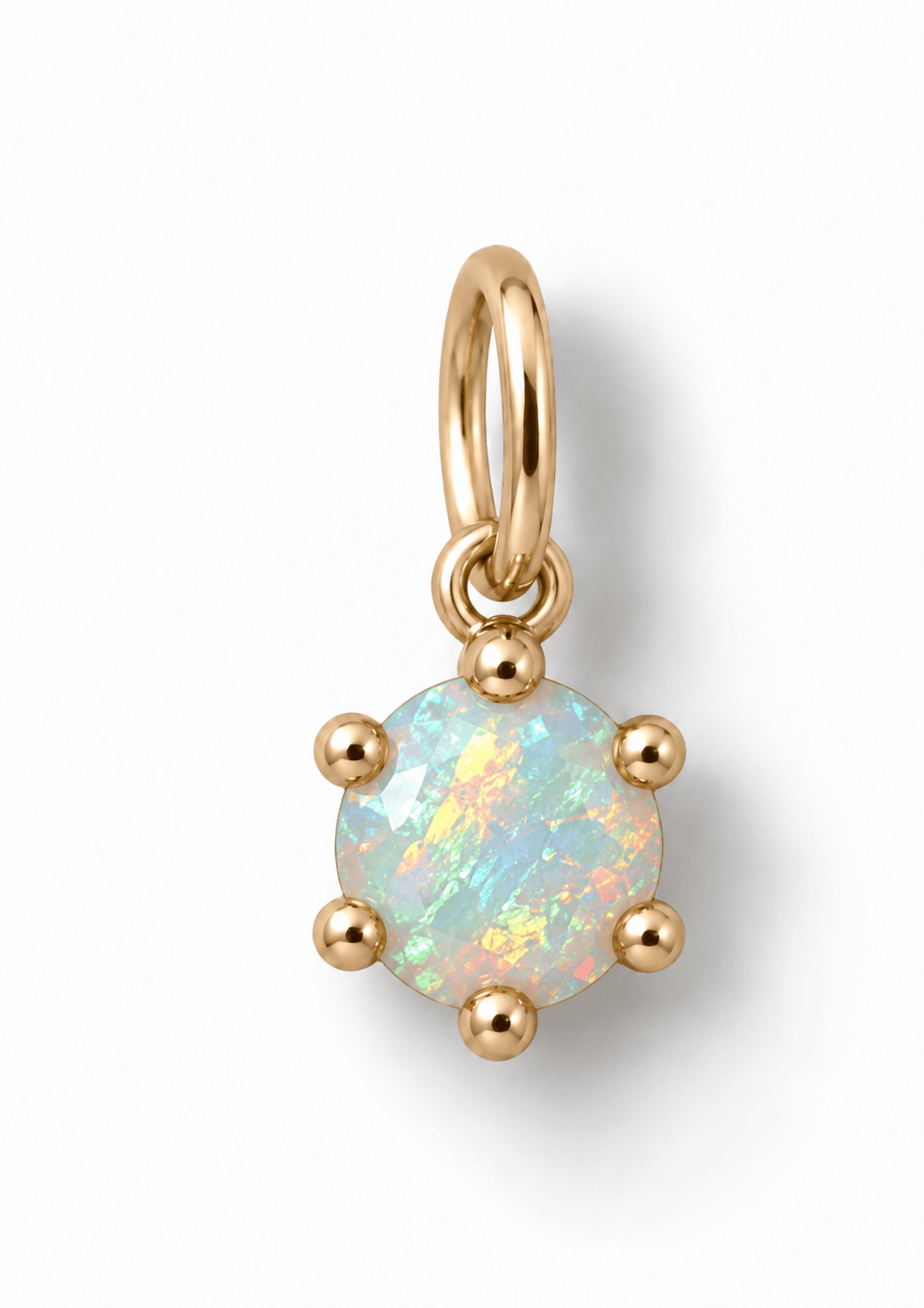 CLA CHARMS October - Opal Birthstone Charms