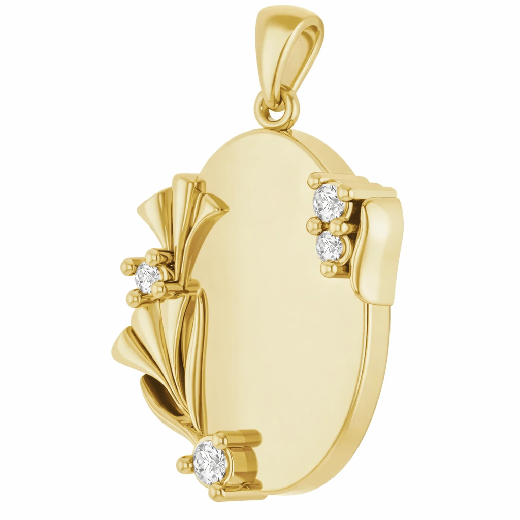 Curated Los Angeles CHARMS Diamond Engravable Charm