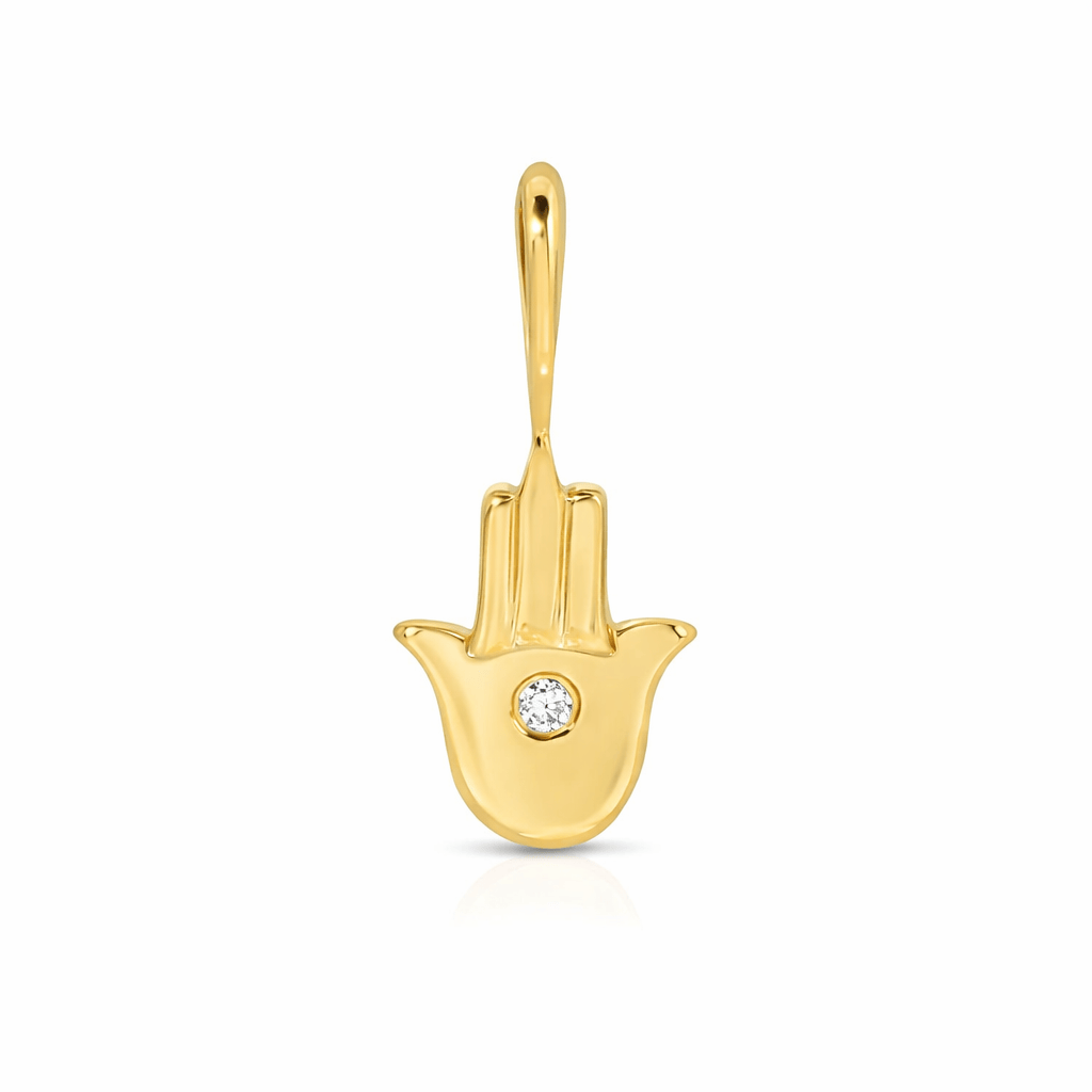 CLA CHARMS Diamond Hamsa Charm