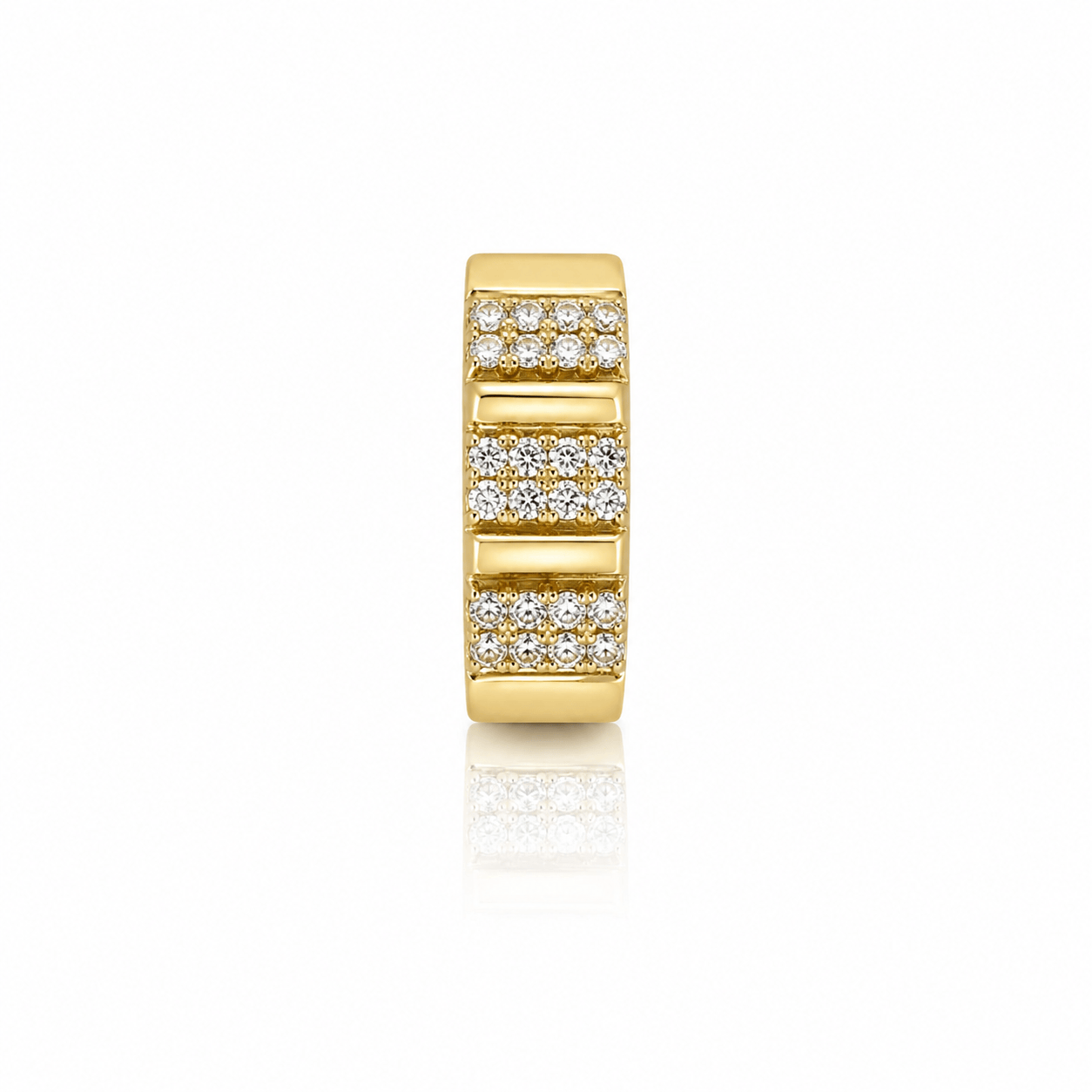 Curated Los Angeles CHARMS Diamond Spike Rondelle