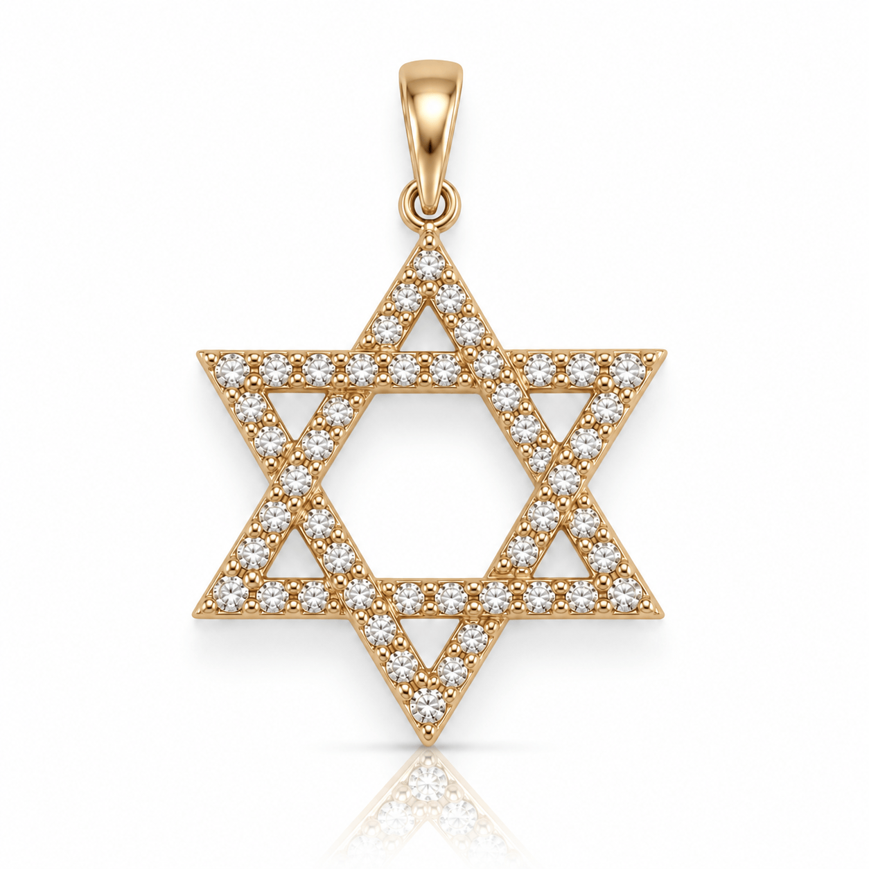 CLA CHARMS Diamond Star of David Charm
