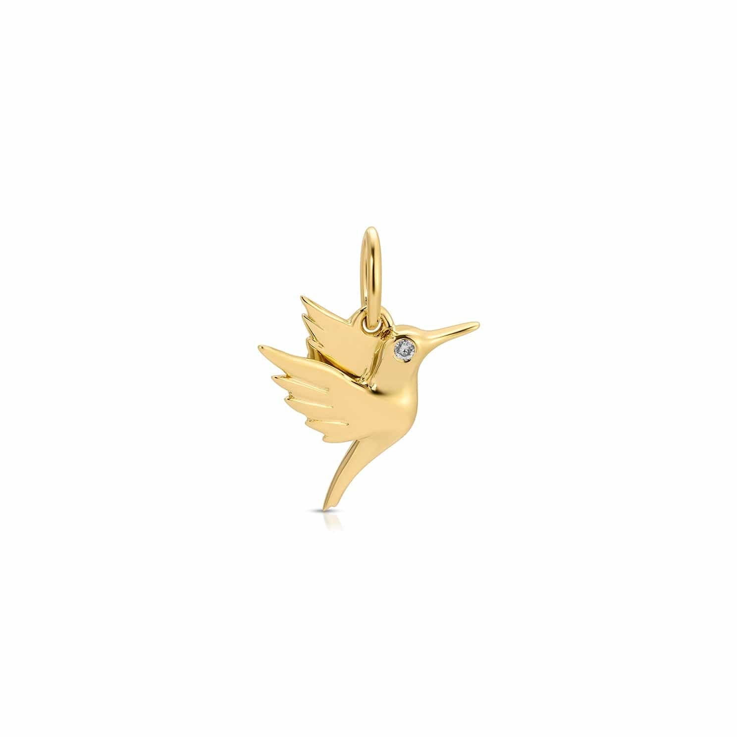 EF Collection CHARMS Hummingbird Charm with Diamond Eye