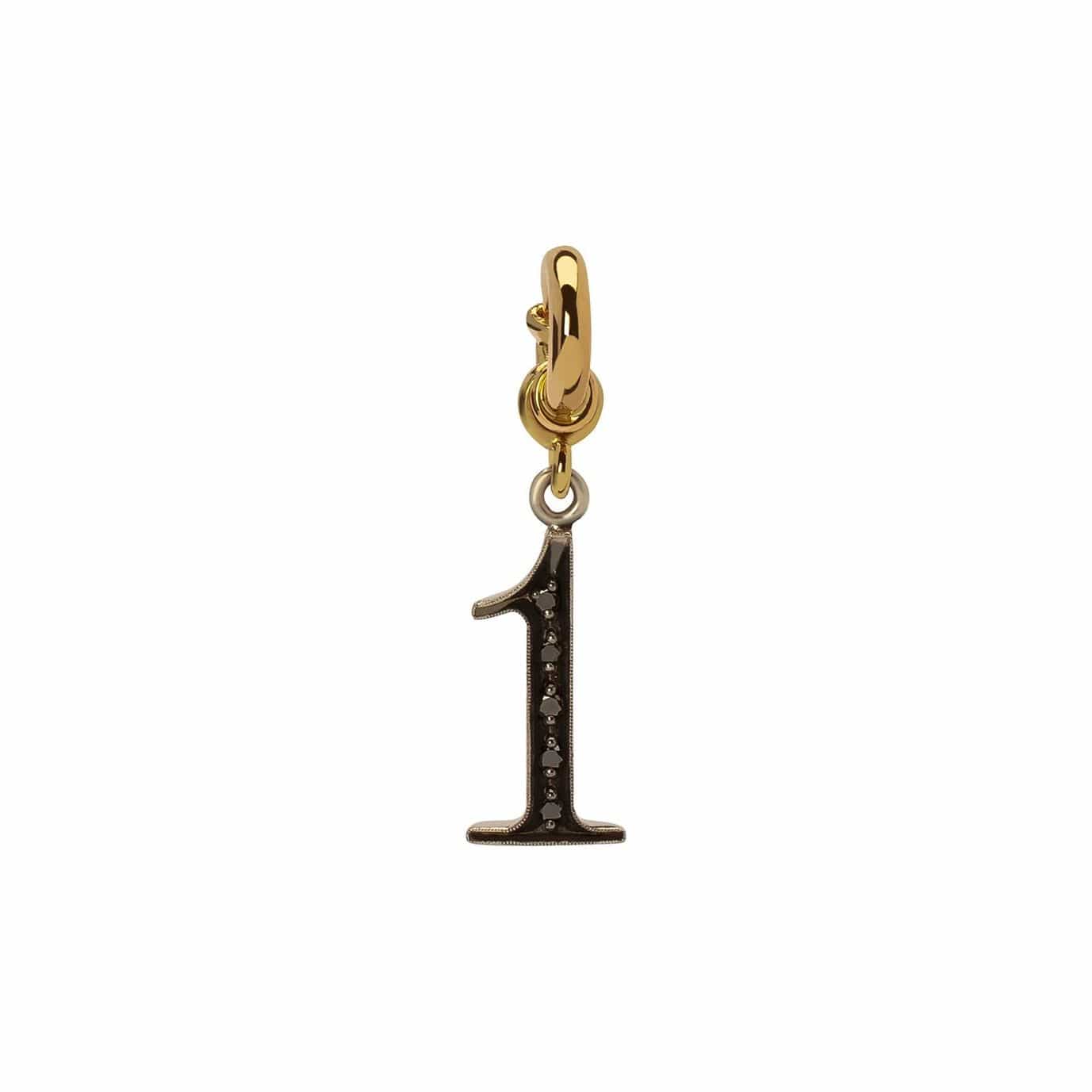 Jessie VE CHARMS Lucky Number 1 Charm Pendant