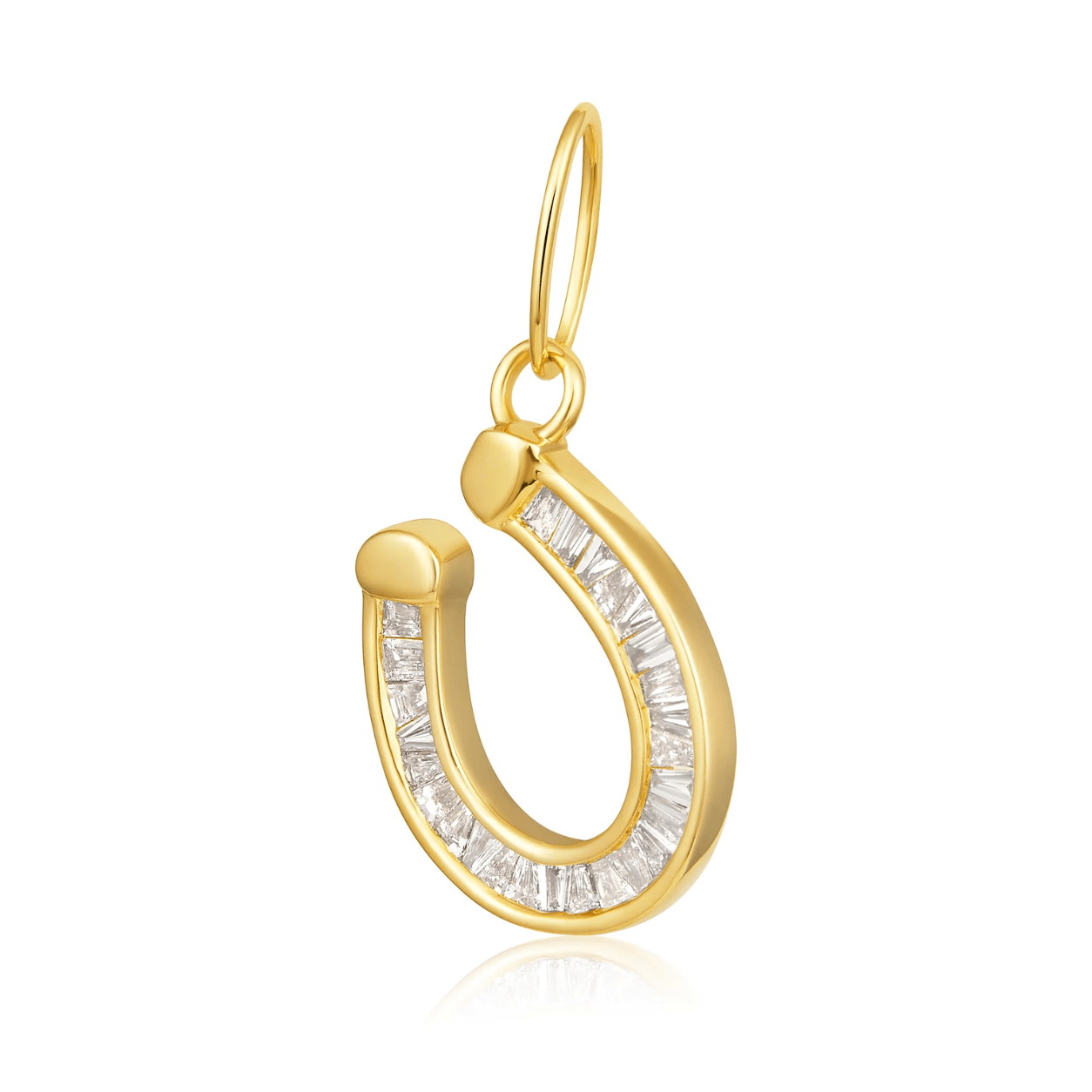 Curated Los Angeles CHARMS Natural Diamond Horseshoe Charm Pendant