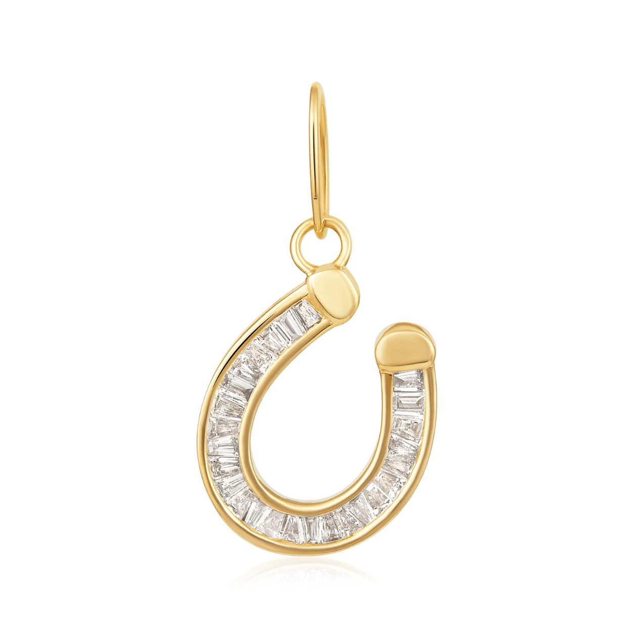 Curated Los Angeles CHARMS Natural Diamond Horseshoe Charm Pendant