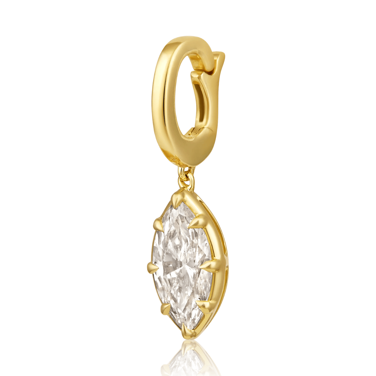 Curated Los Angeles CHARMS Natural Diamond Marquise Pendant Charm