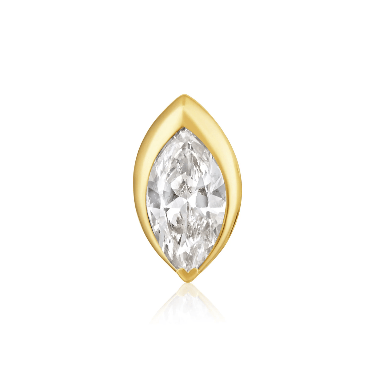 Curated Los Angeles CHARMS Natural Diamond Marquise Slide Charm Pendant