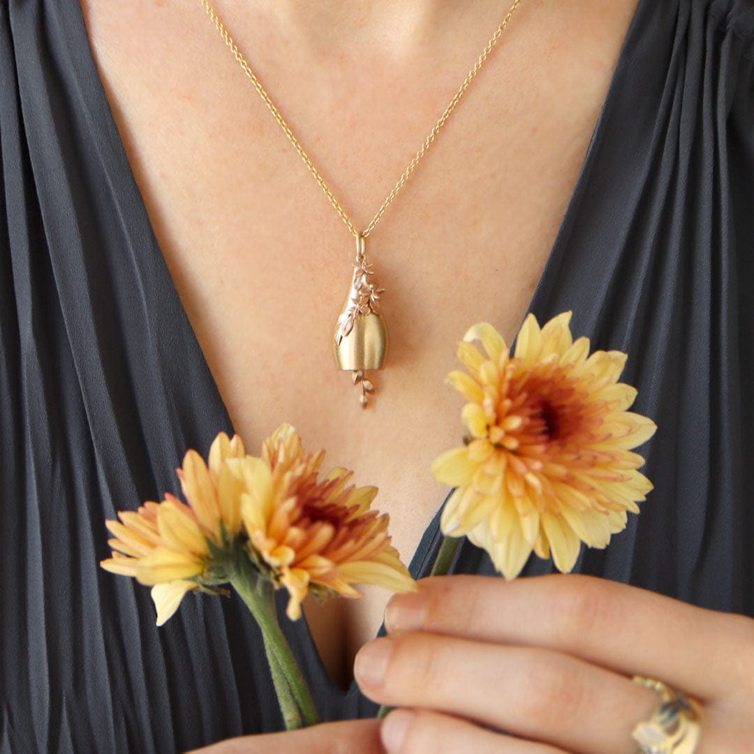 Gwen Barba Charms & Pendants Blossom Bell Pendant