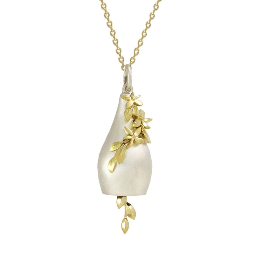 Gwen Barba Charms & Pendants Blossom Bell Pendant - Mixed Metal