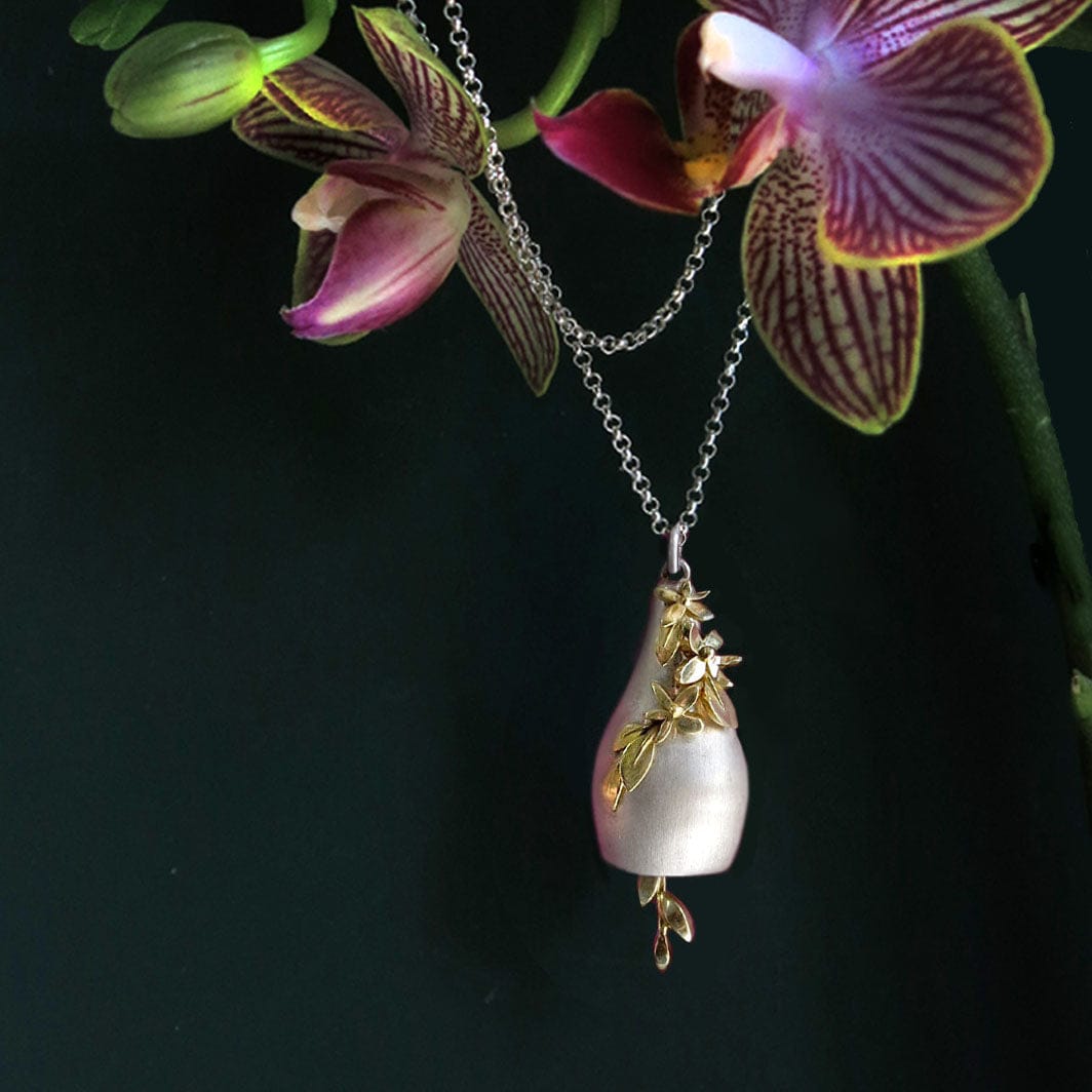 Gwen Barba Charms & Pendants Blossom Bell Pendant - Mixed Metal