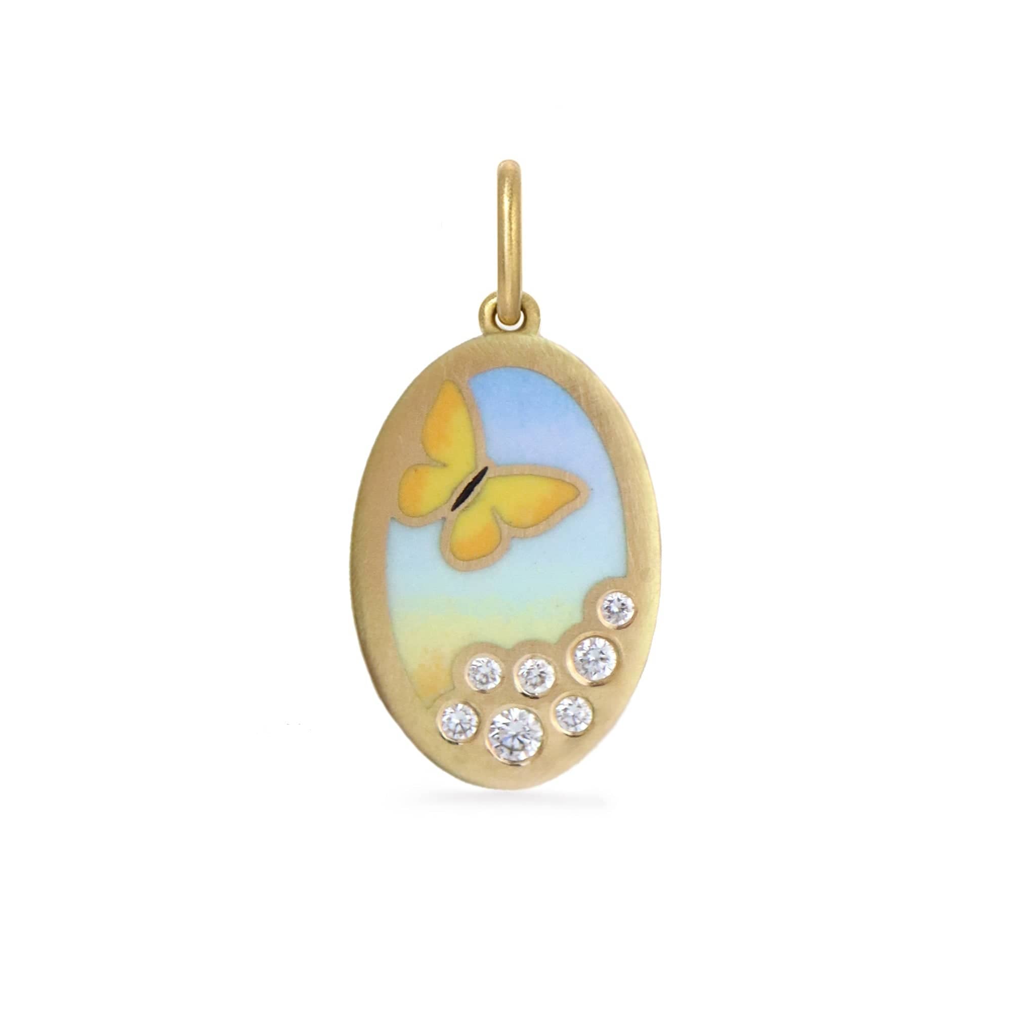 Gwen Barba Charms & Pendants Butterfly Sunrise Pendant