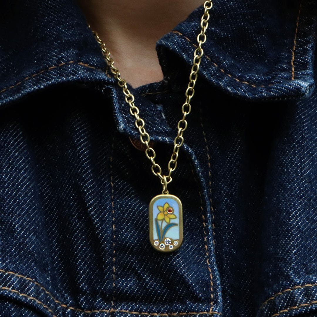 Gwen Barba Charms & Pendants Daffodil Pendant