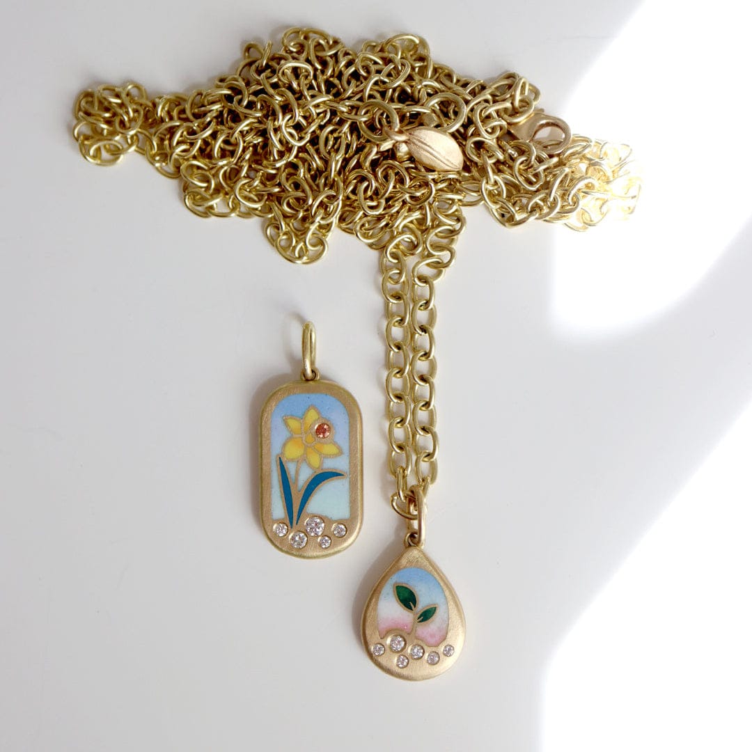 Gwen Barba Charms & Pendants Daffodil Pendant