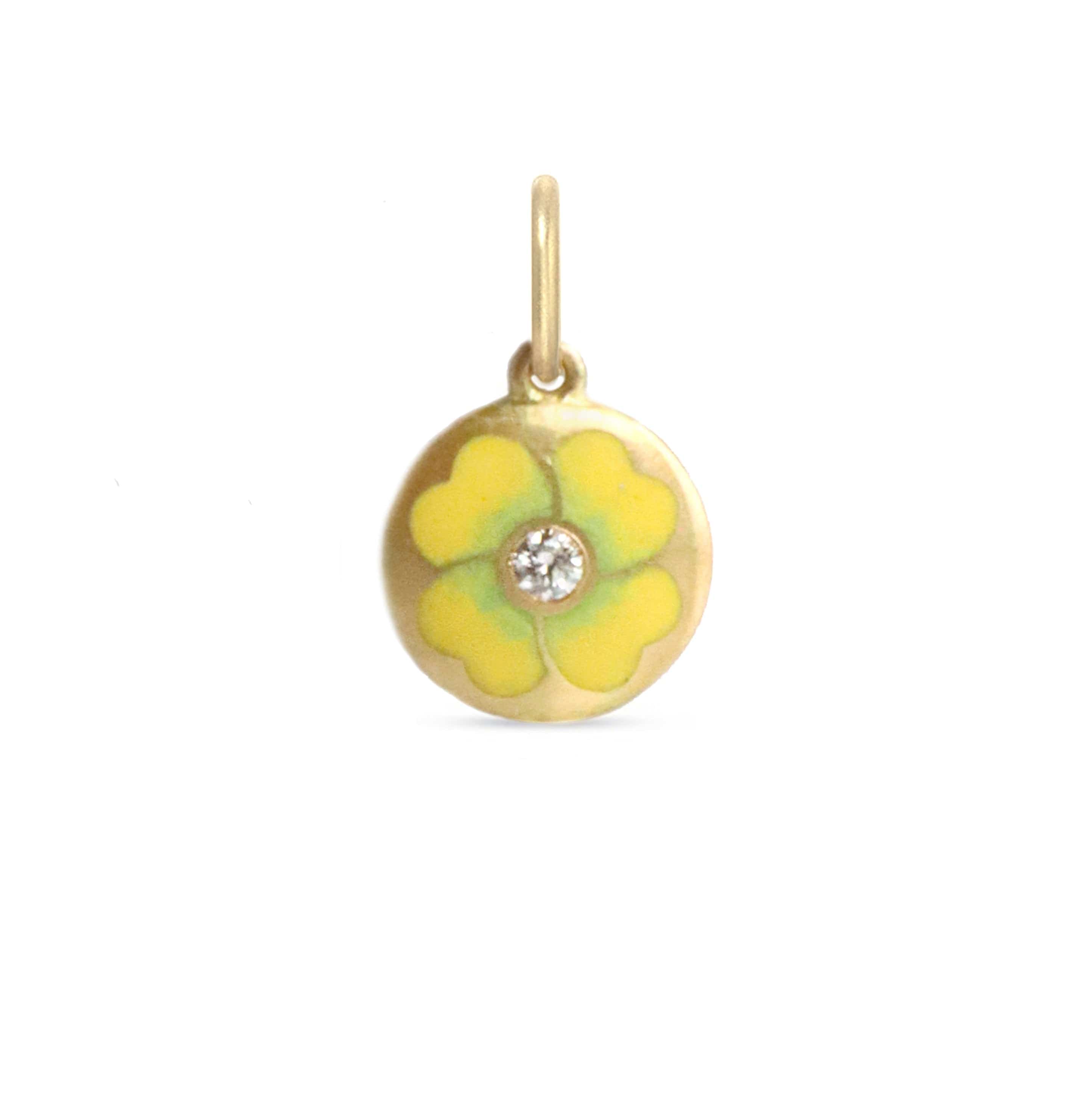 Gwen Barba Charms & Pendants Evening Primrose Pendant