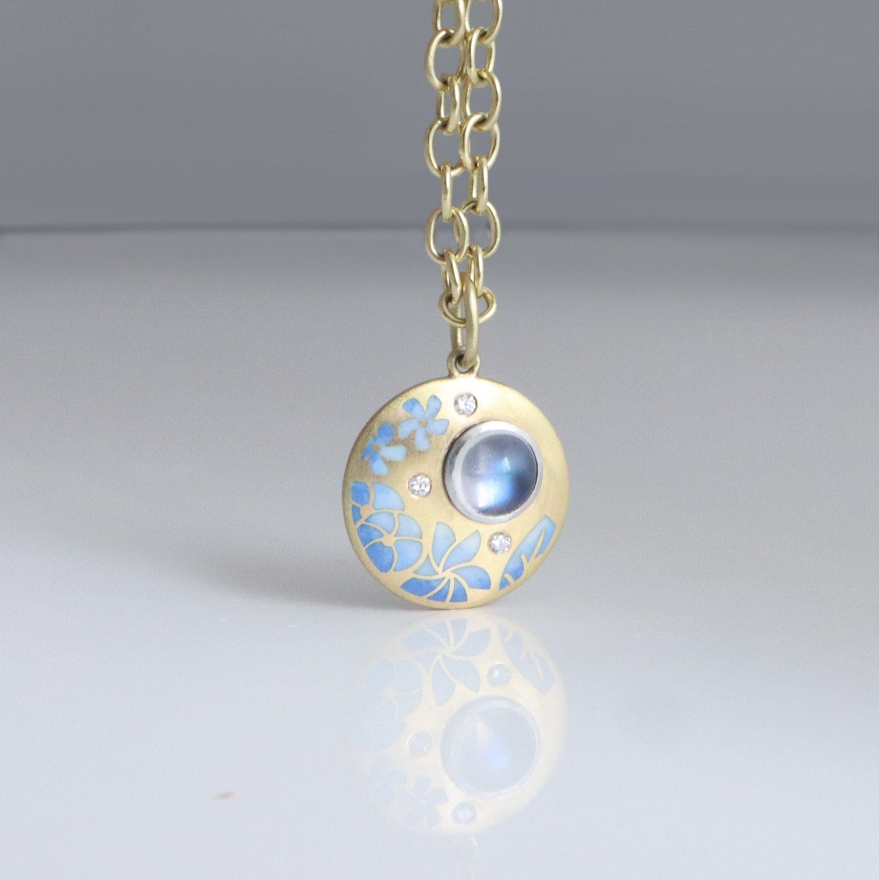 Gwen Barba Charms & Pendants Moon Garden Pendant