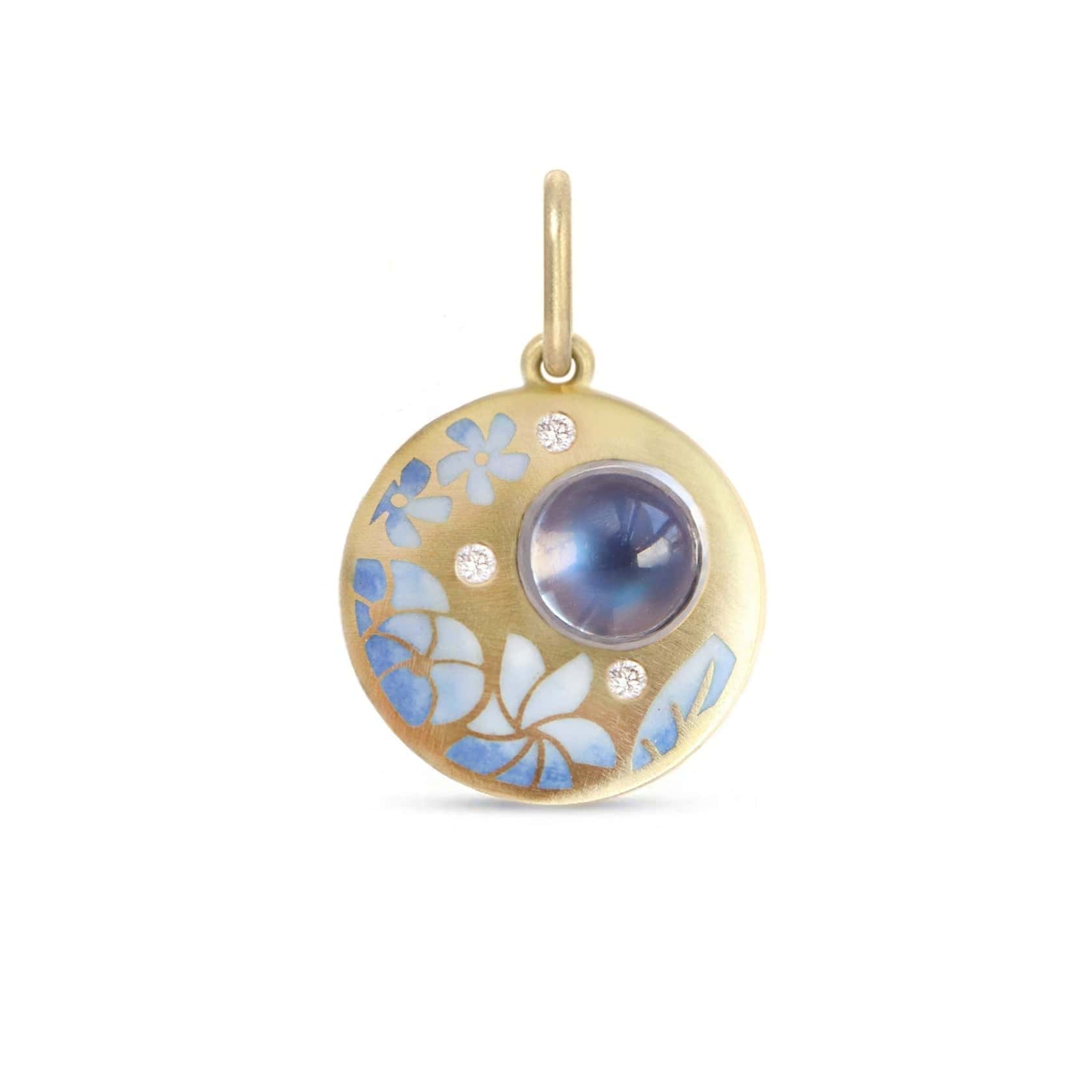 Gwen Barba Charms & Pendants Moon Garden Pendant