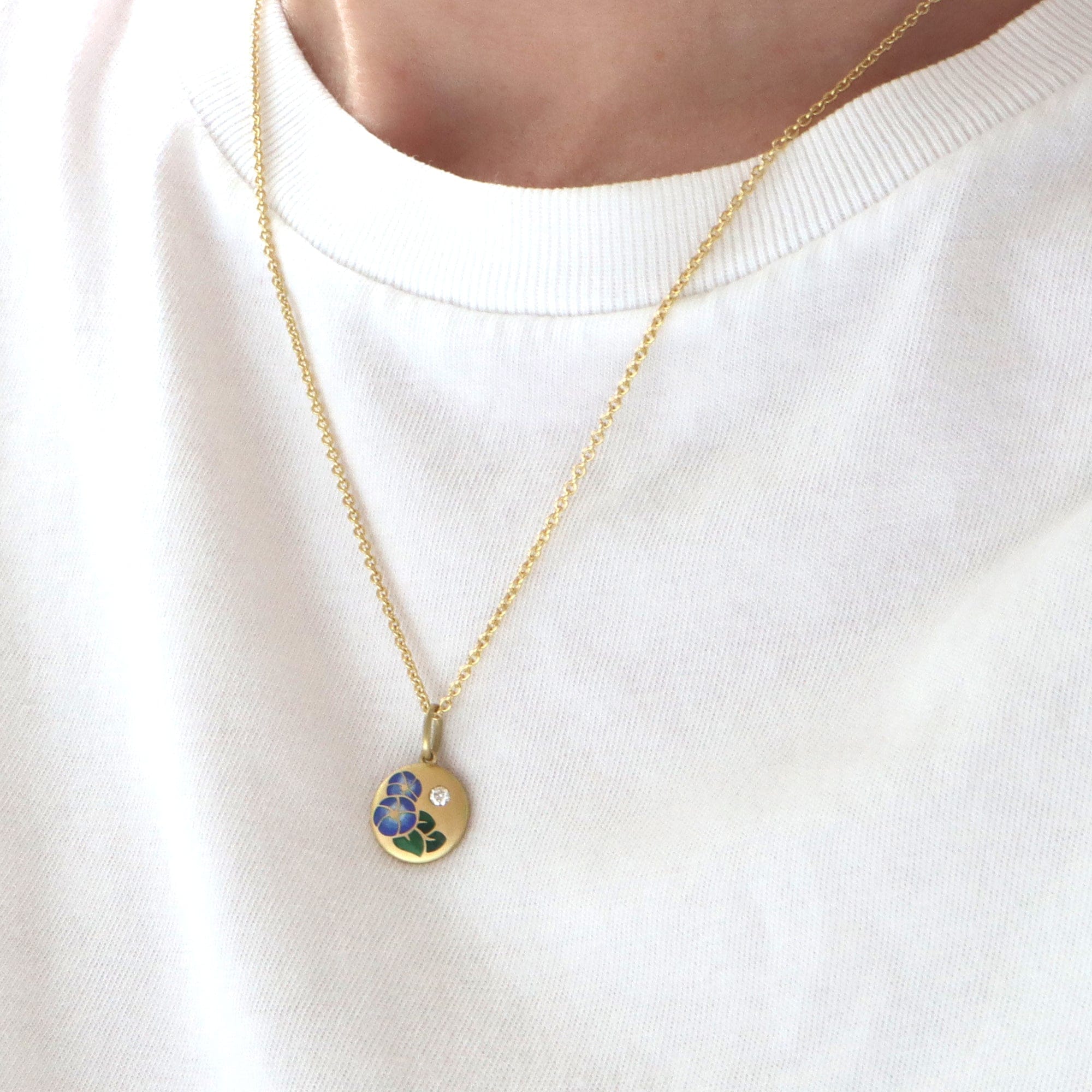Gwen Barba Charms & Pendants Morning Glory Pendant
