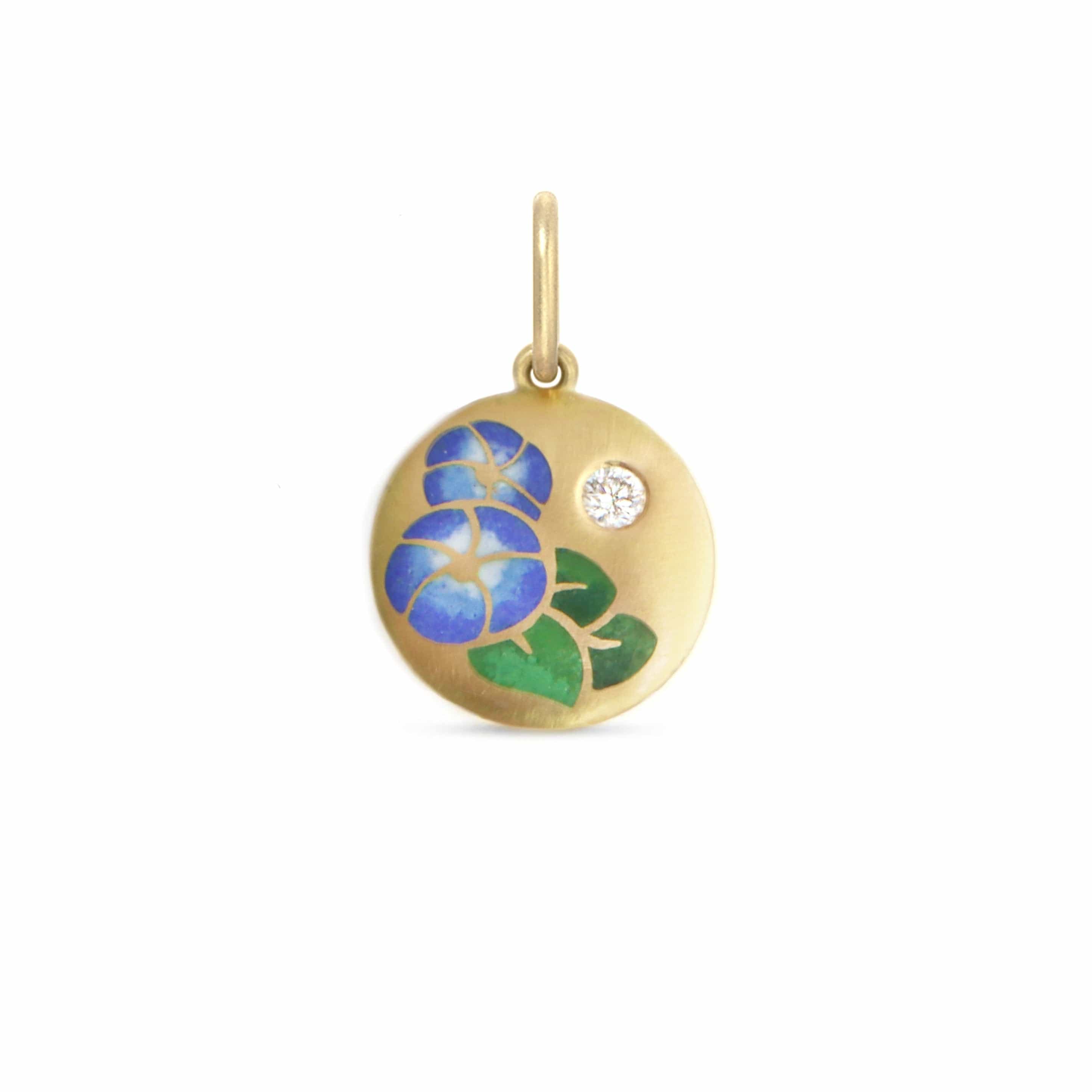 Gwen Barba Charms & Pendants Morning Glory Pendant