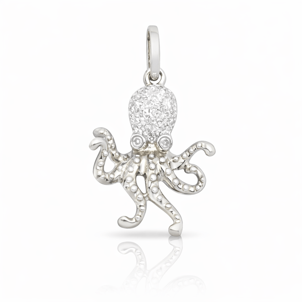 Curated Los Angeles Charms & Pendants Octopus Charm Dainty Animal Pendant