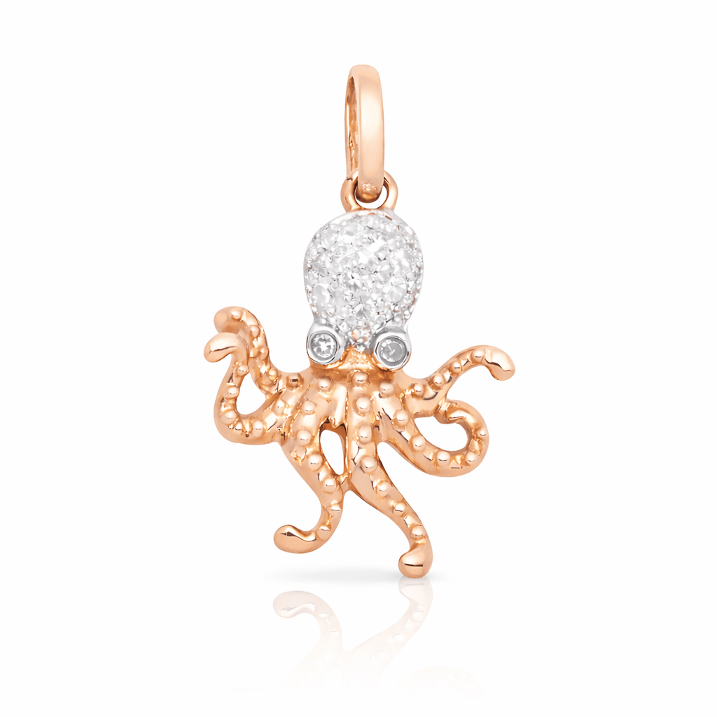 Curated Los Angeles Charms & Pendants Octopus Charm Dainty Animal Pendant