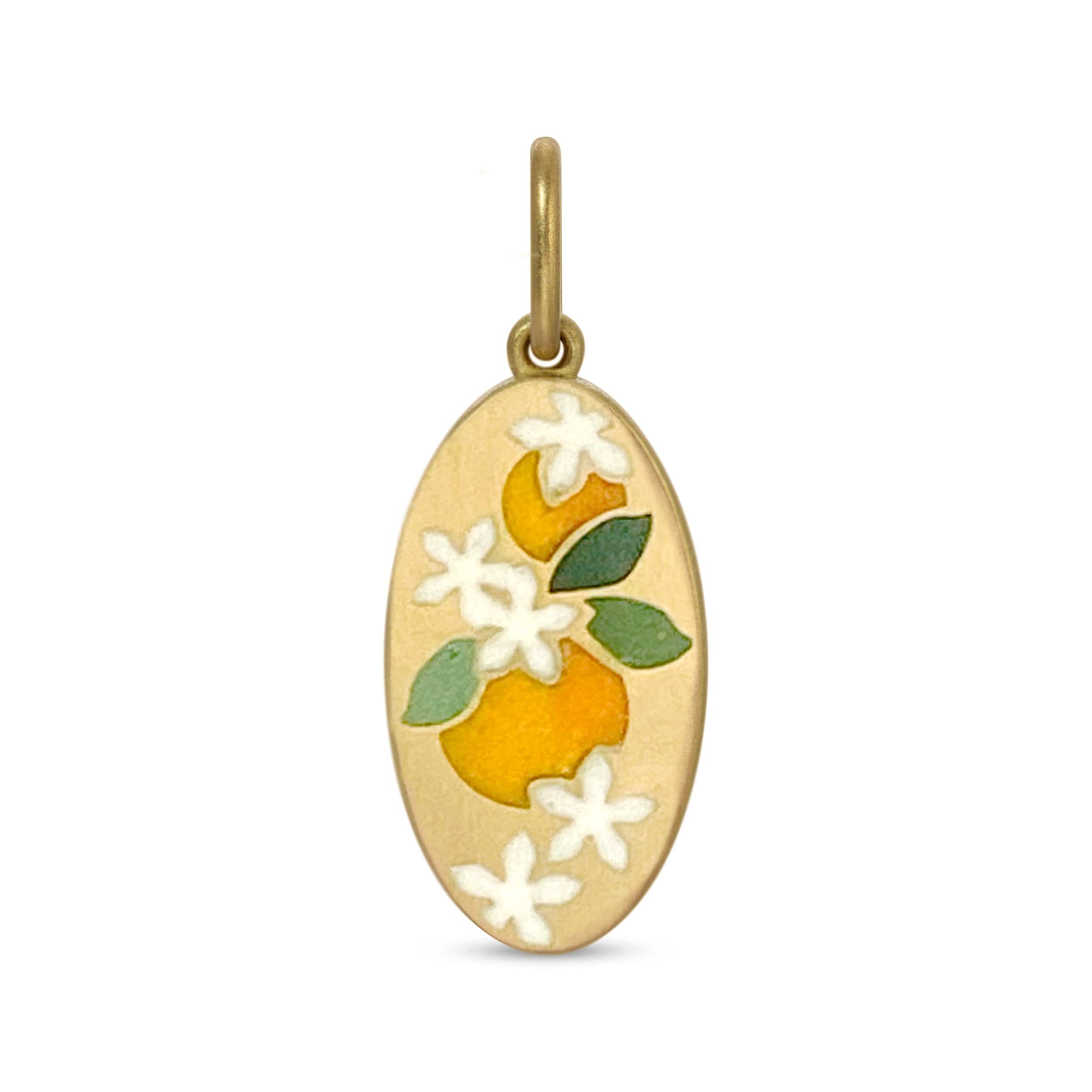 Gwen Barba Charms & Pendants Orange Blossom Pendant