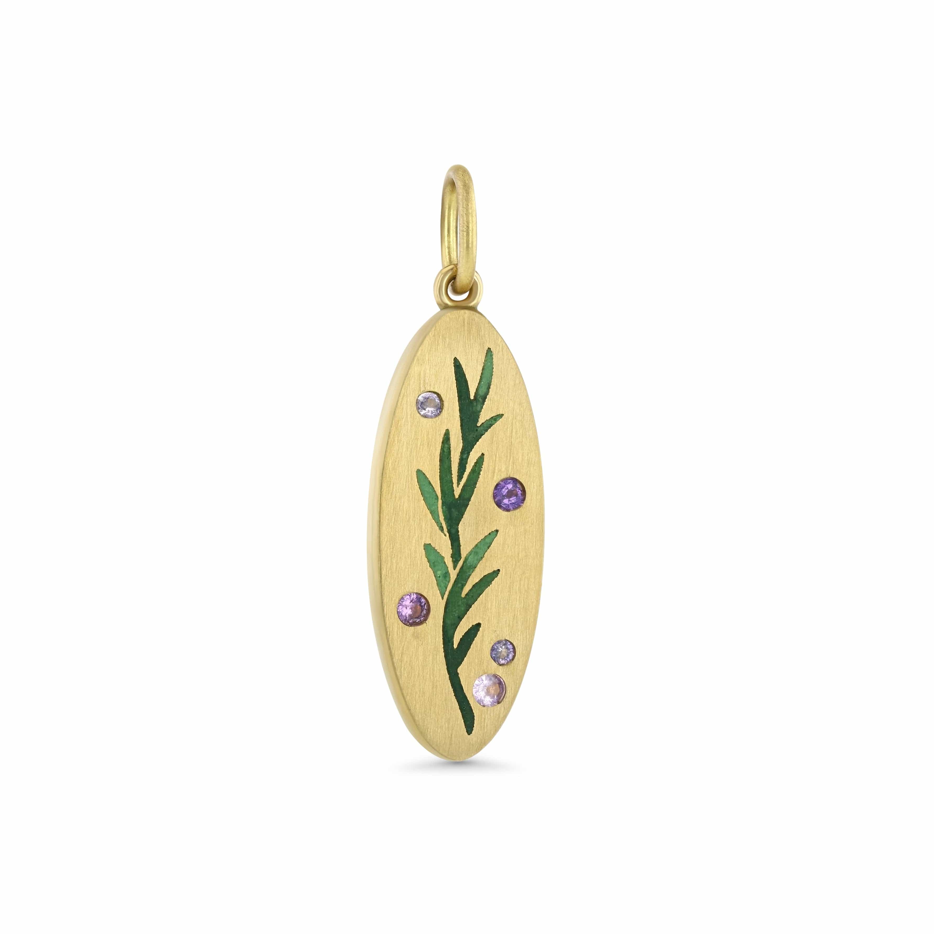 Gwen Barba Charms & Pendants Rosemary Pendant