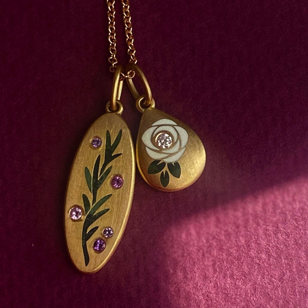 Gwen Barba Charms & Pendants Rosemary Pendant