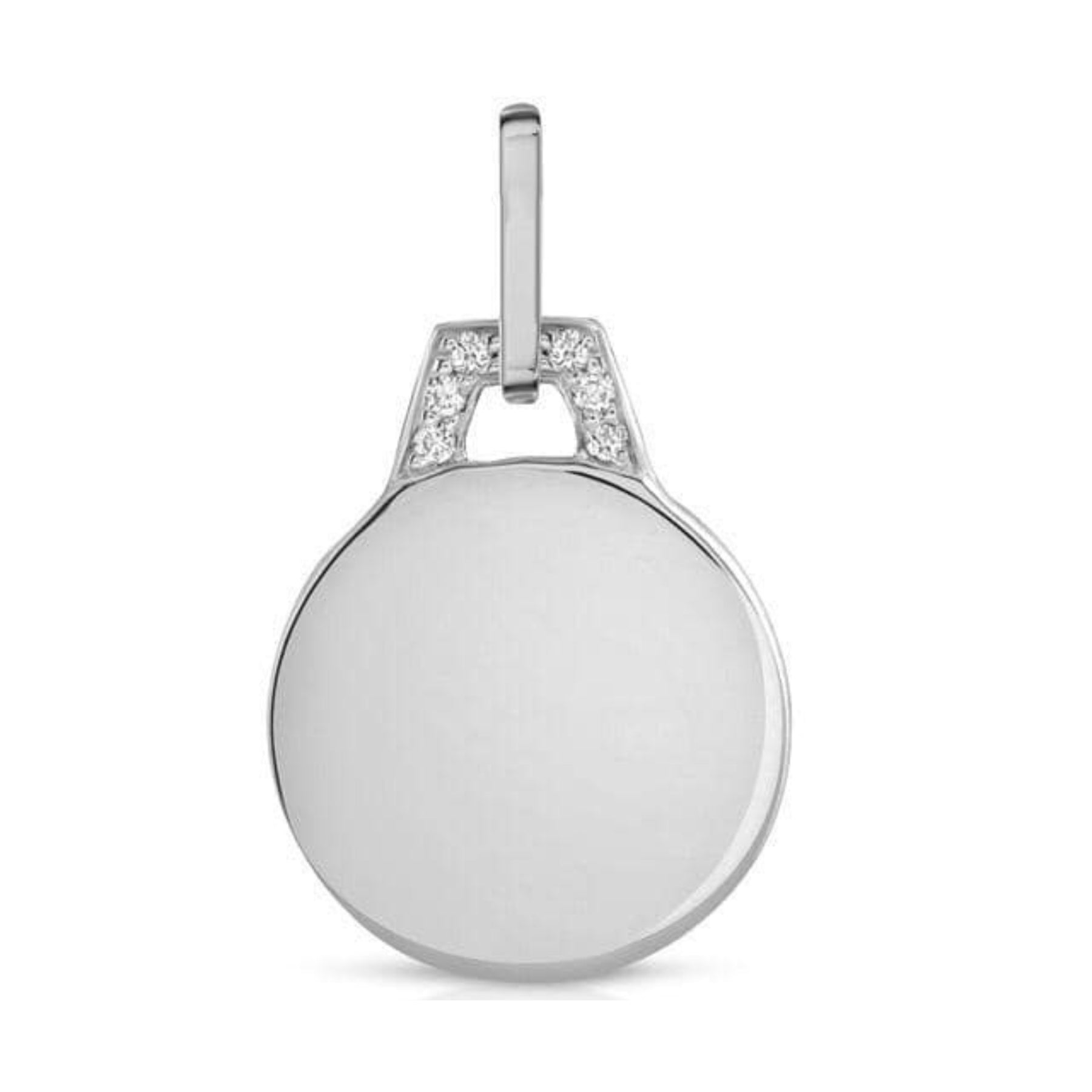Curated Los Angeles CHARMS Round Dog Tag Charm
