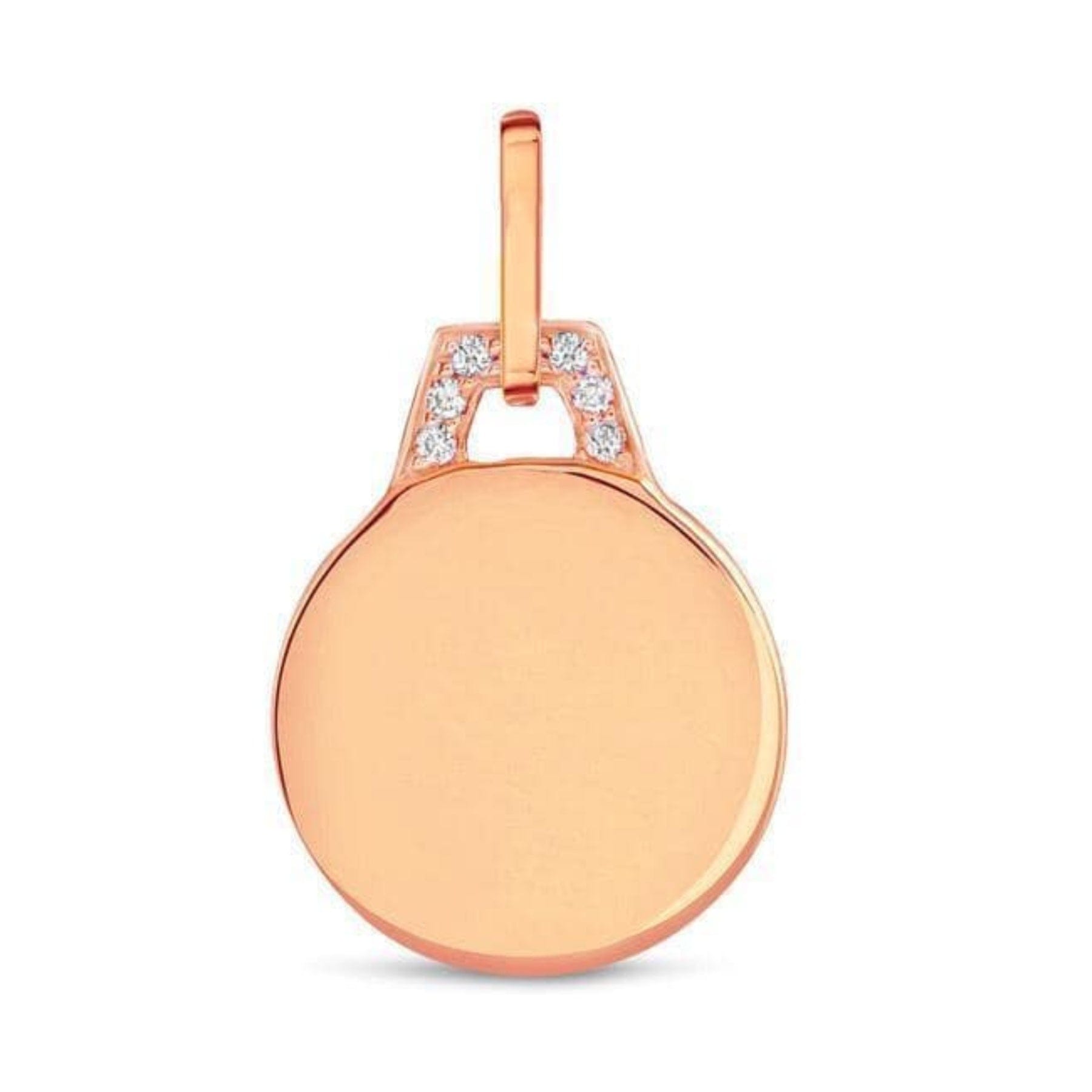 Curated Los Angeles CHARMS Round Dog Tag Charm