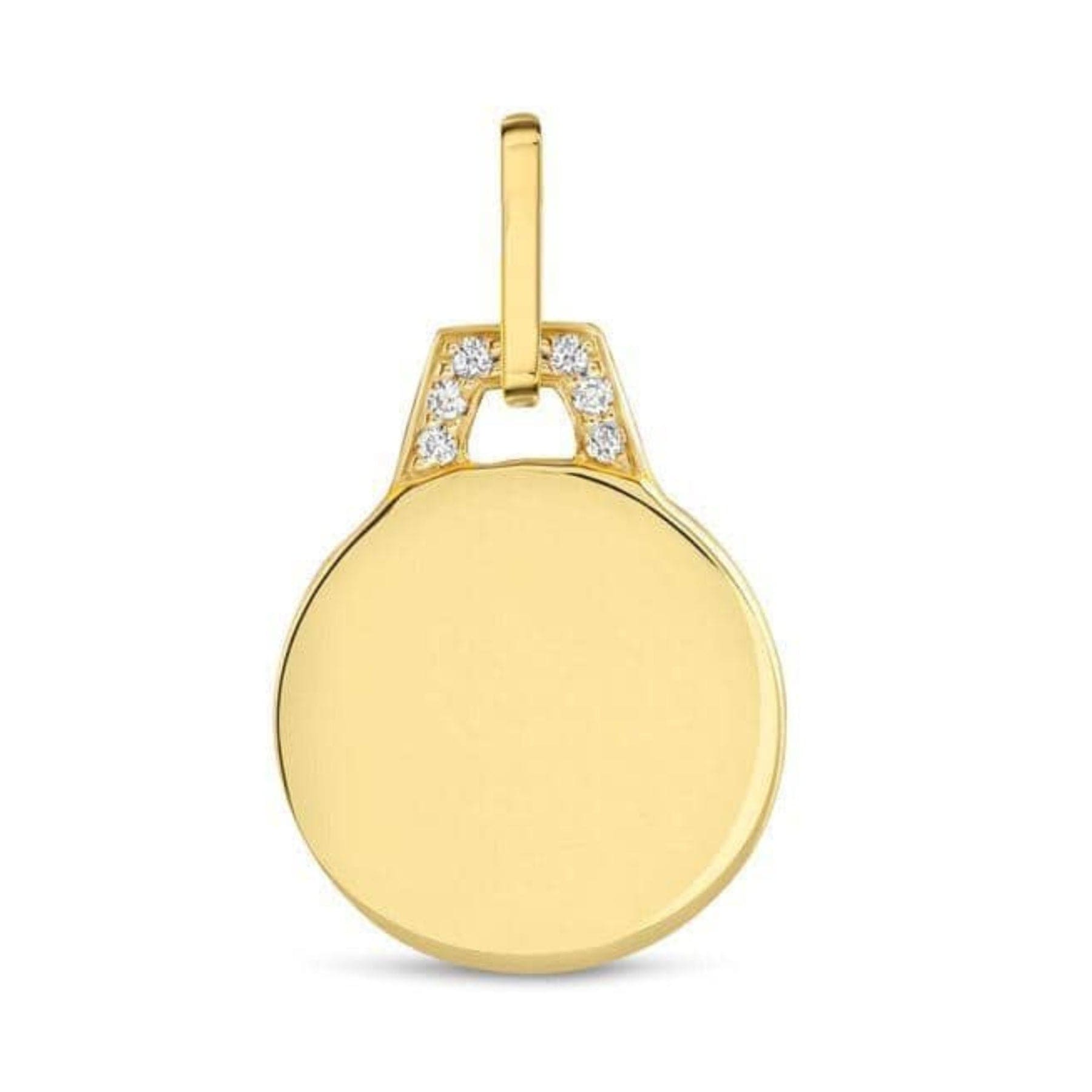 Curated Los Angeles CHARMS Round Dog Tag Charm