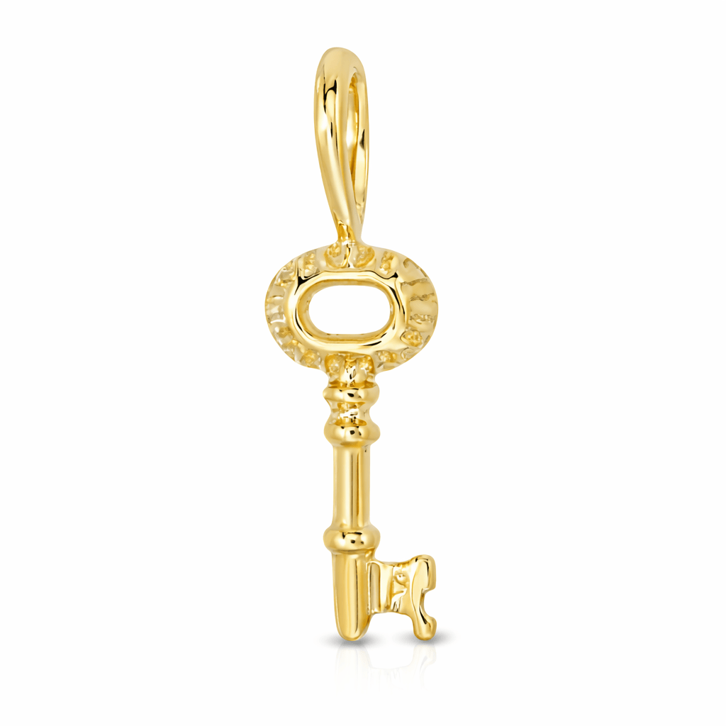 Curated Los Angeles CHARMS Yellow Gold Key Pendant Charm