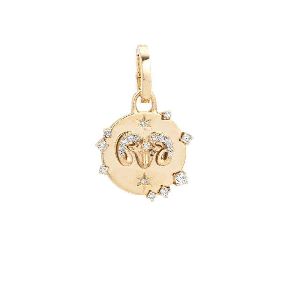 Adina Reyter CHARMS Zodiac Diamond Aries Hinged Charm