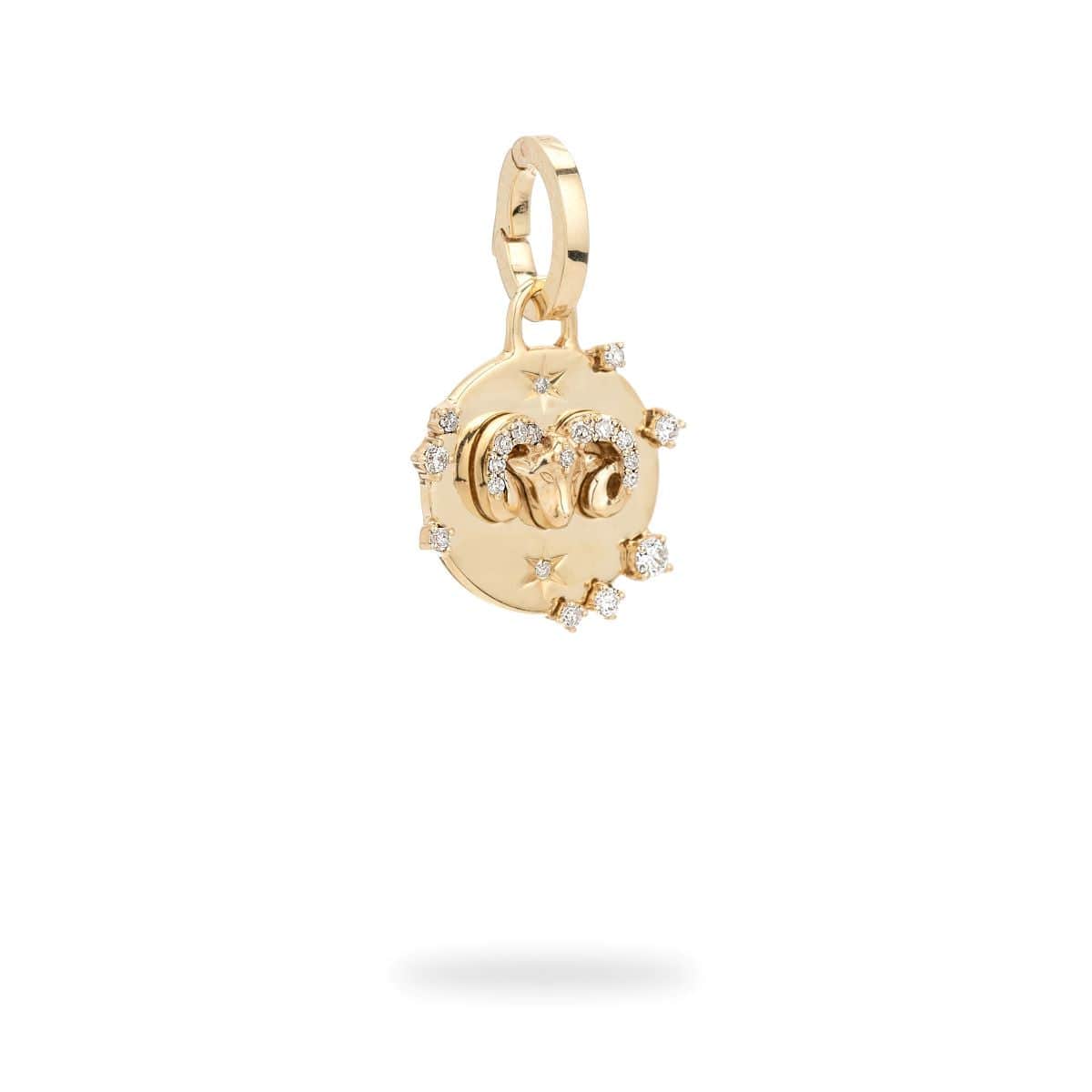 Adina Reyter CHARMS Zodiac Diamond Aries Hinged Charm
