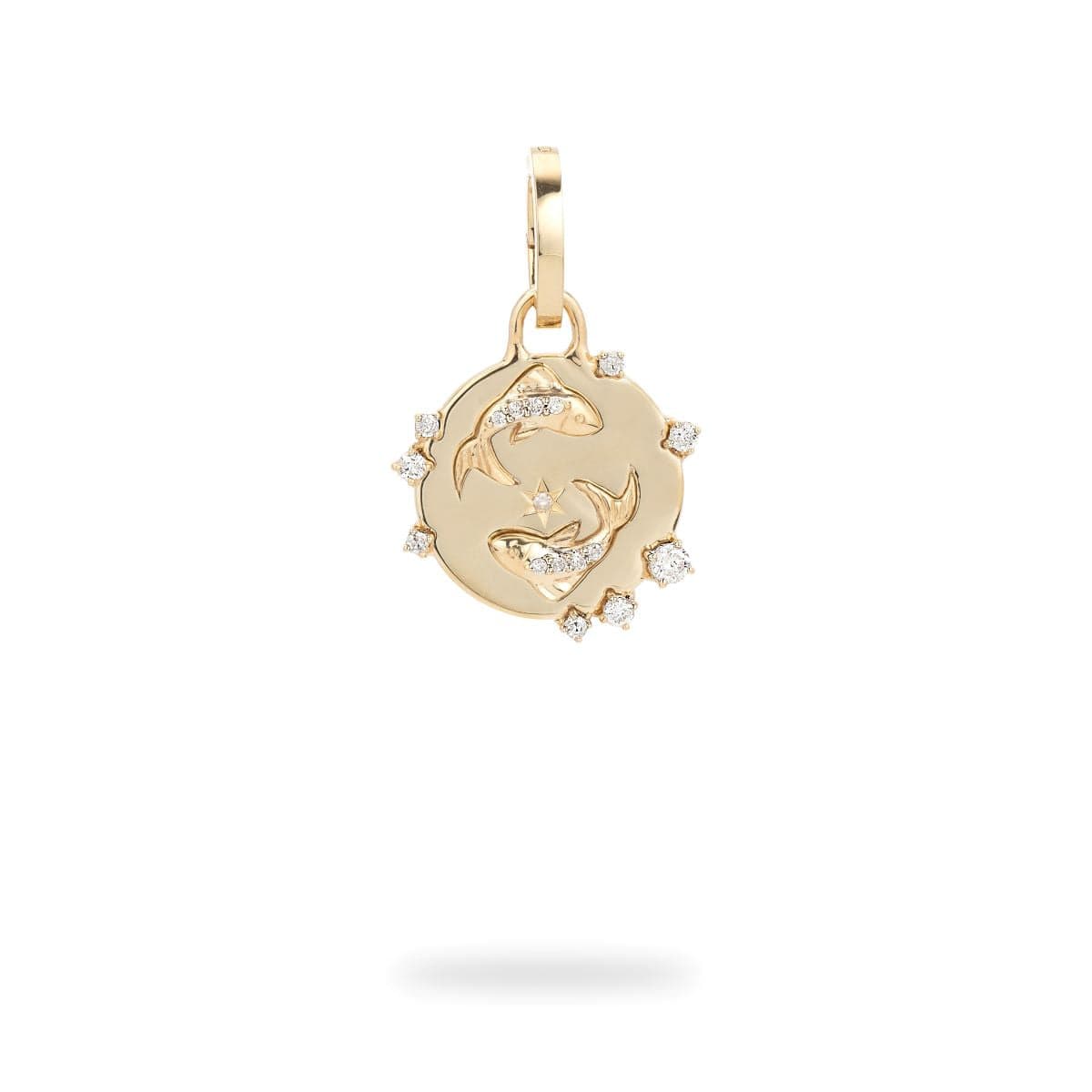 Adina Reyter CHARMS Zodiac Diamond Pisces Hinged Charm