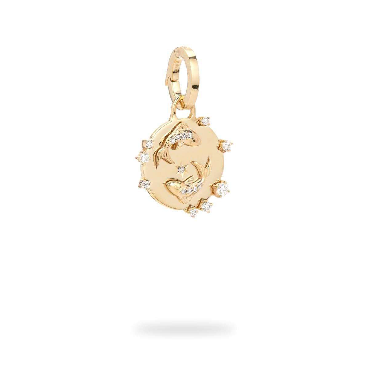 Adina Reyter CHARMS Zodiac Diamond Pisces Hinged Charm