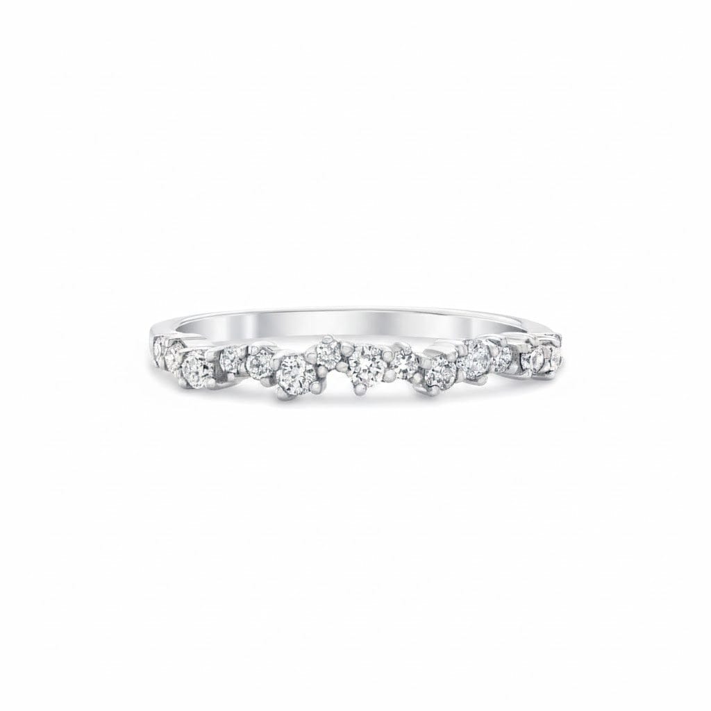Carter Eve Jewelry 14K White Gold / 4 Diamond Confetti Ring