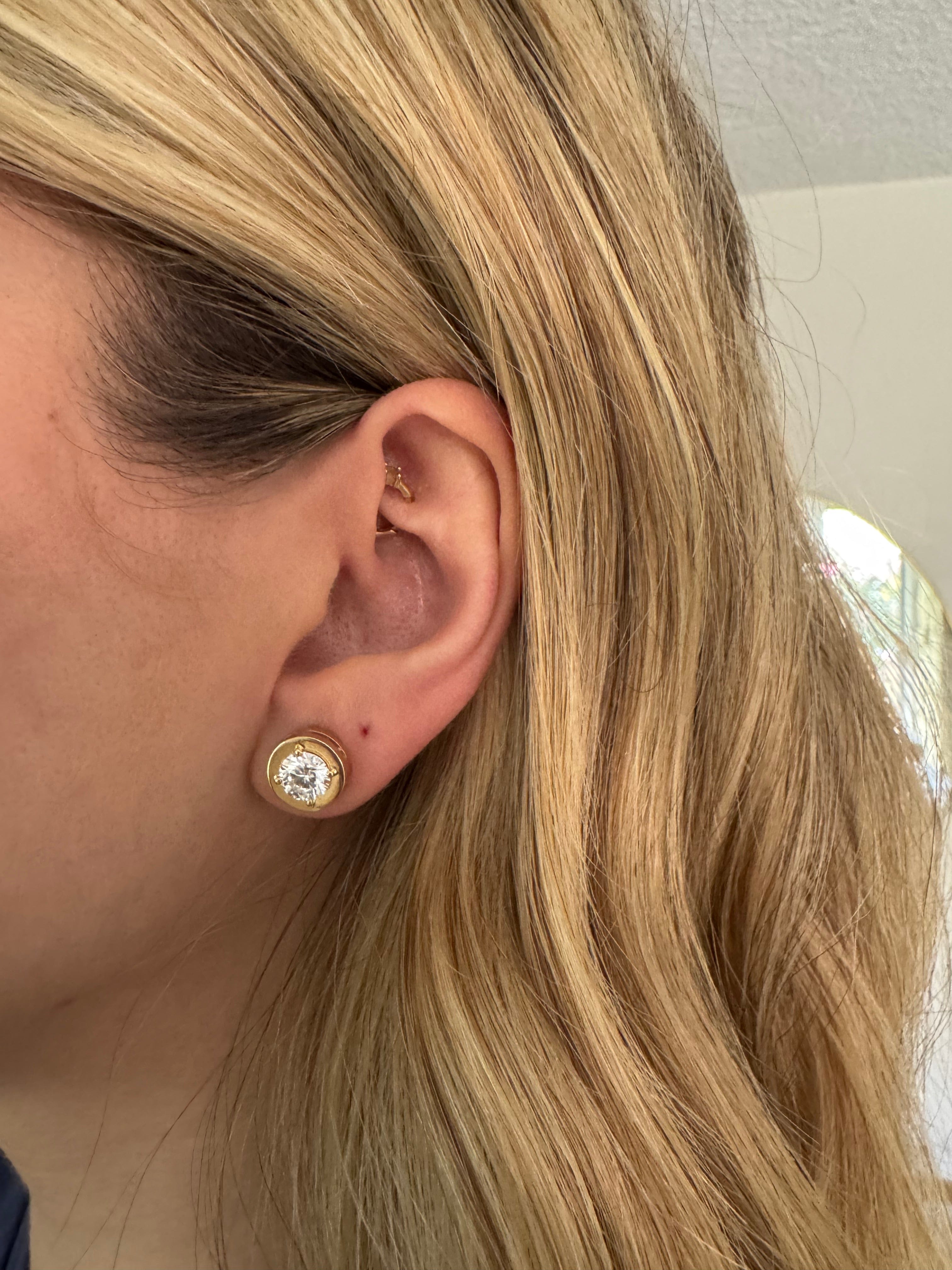 Carter Eve Jewelry Diamond Orb Studs