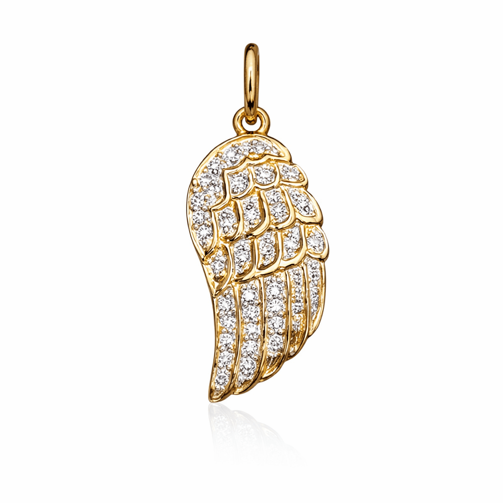 Curated Los Angeles Diamond Wing Charm