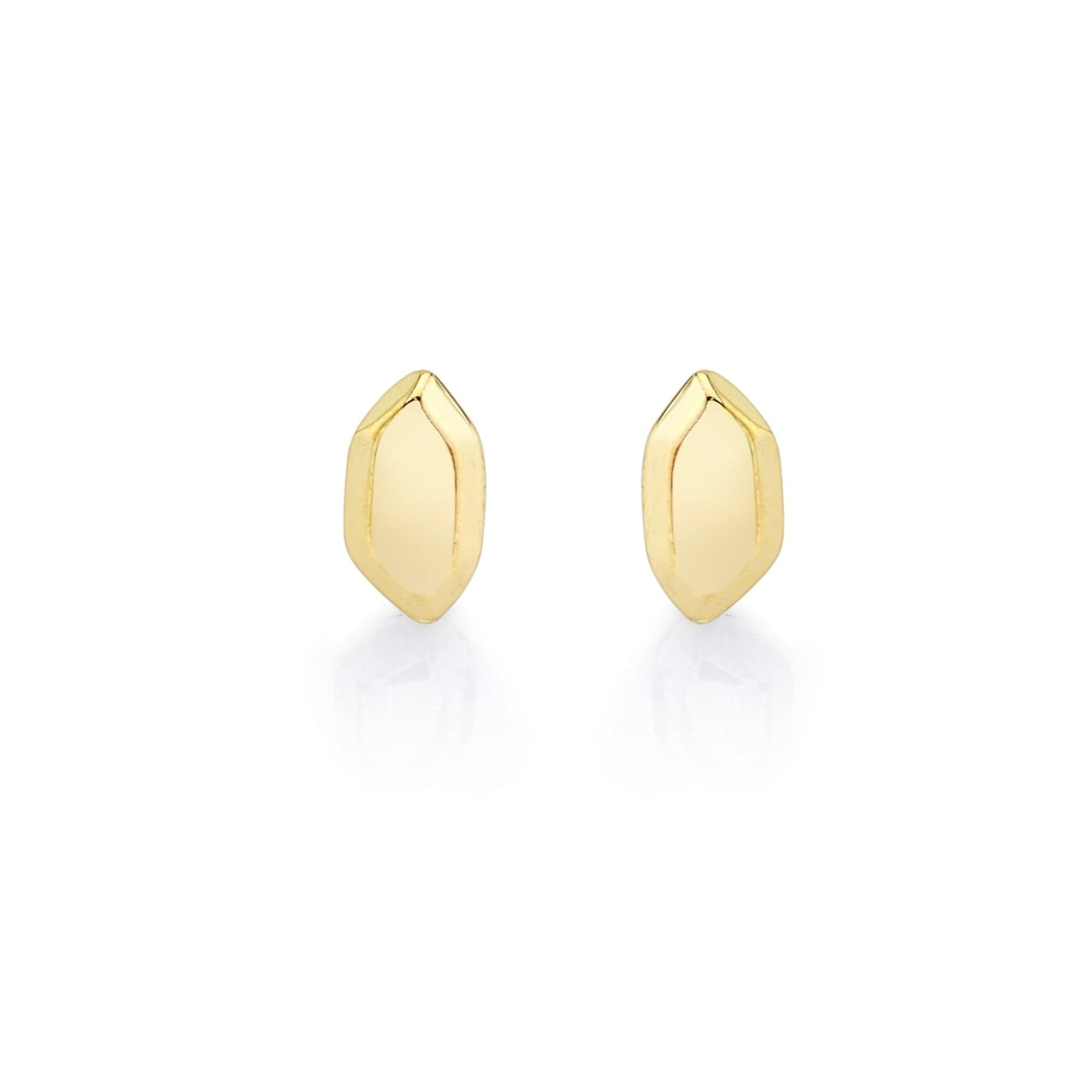Carter Eve Jewelry EARRINGS 14K Gold Faceted Studs Earrings