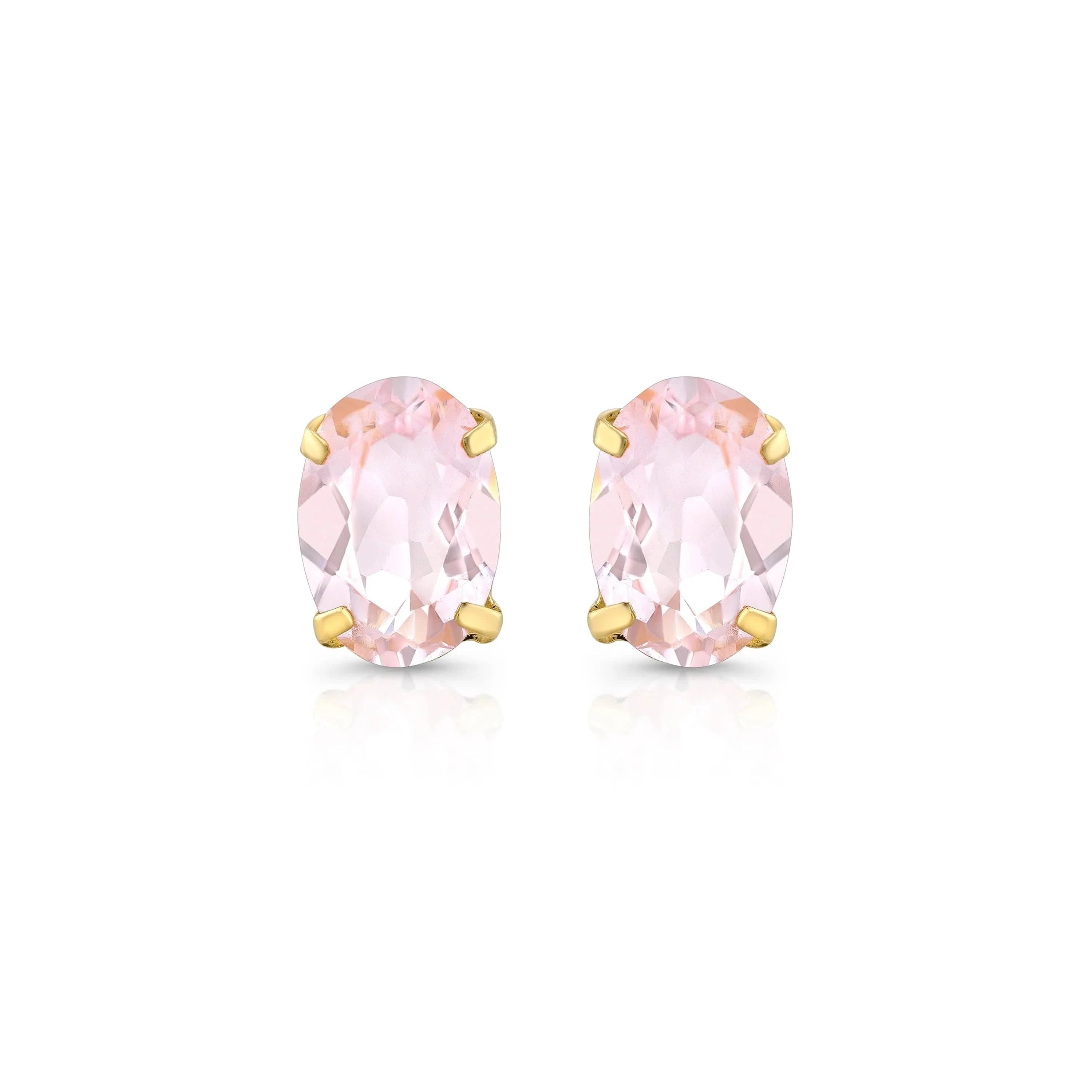 Carter Eve Jewelry EARRINGS 14k Rue Morganite Studs