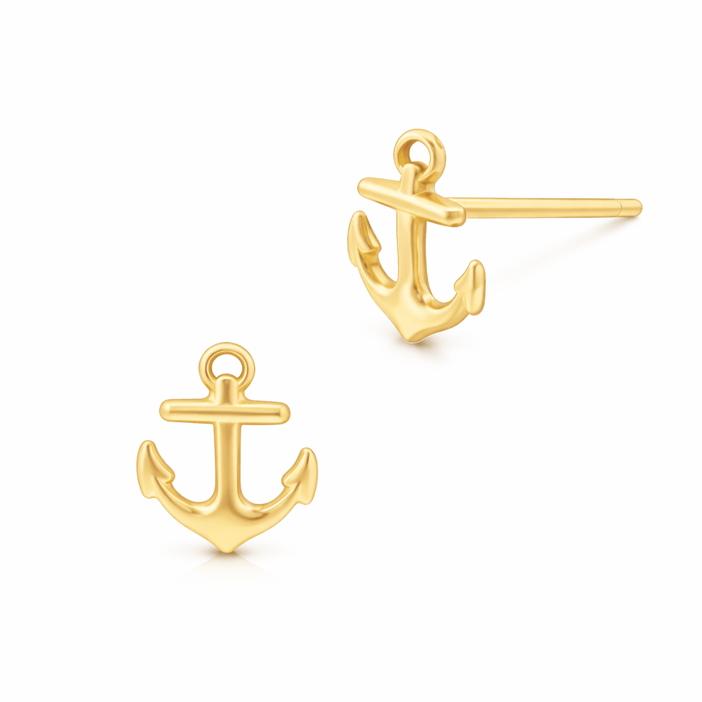 Curated Los Angeles Earrings Anchor Stud Earring