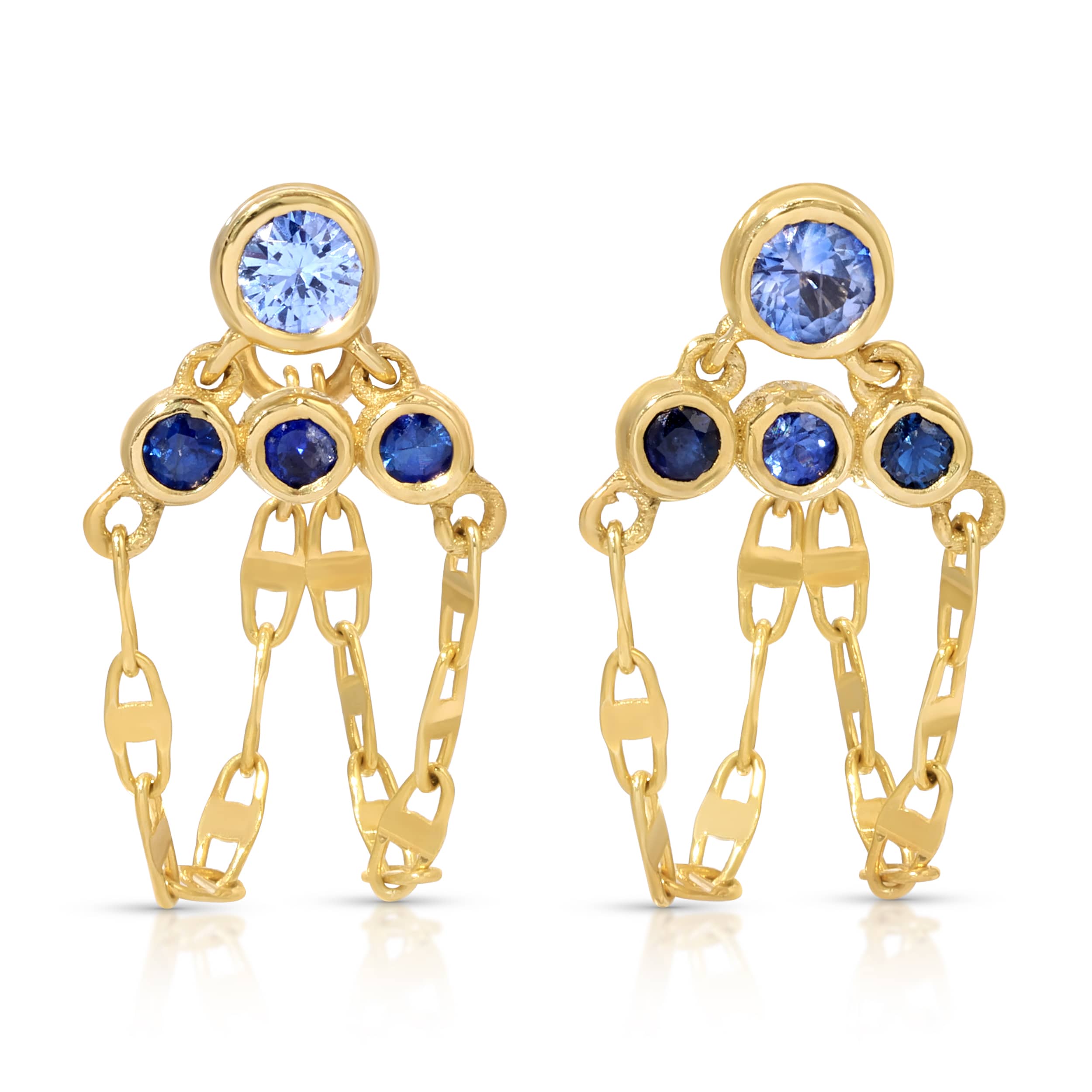Danielle Morgan EARRINGS Anna Earrings, Sapphire