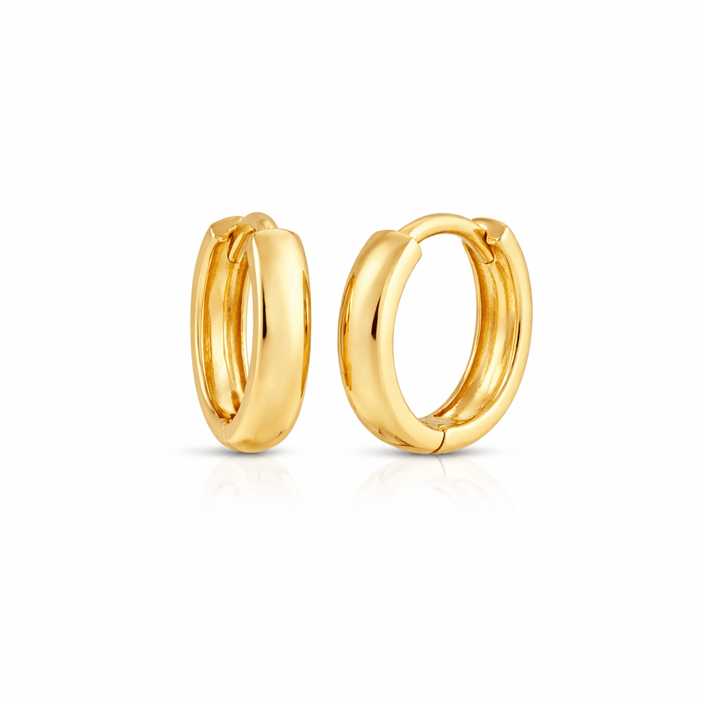 CLA EARRINGS Chubby Huggie Small