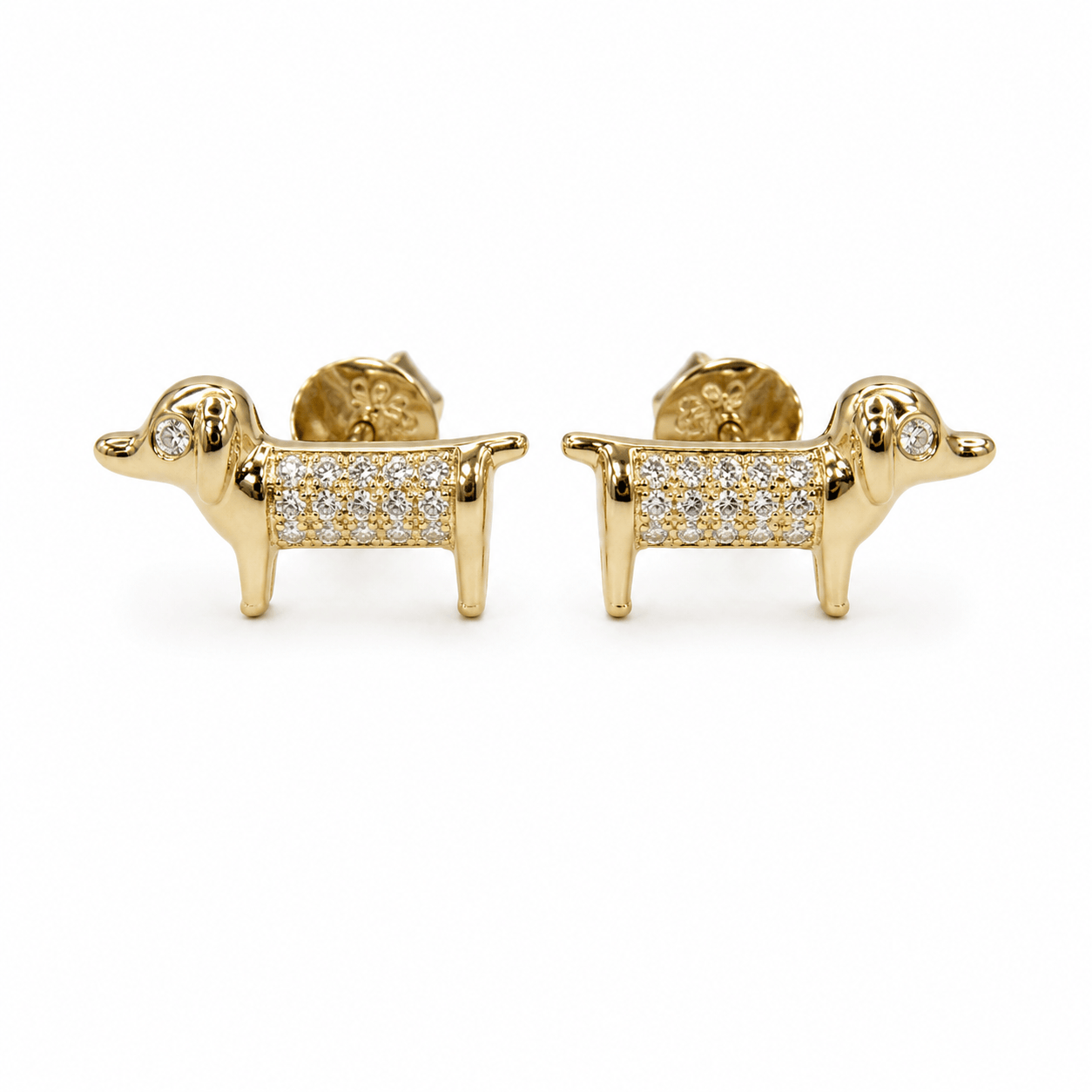 Curated Los Angeles EARRINGS Diamond Dog Stud Earrings