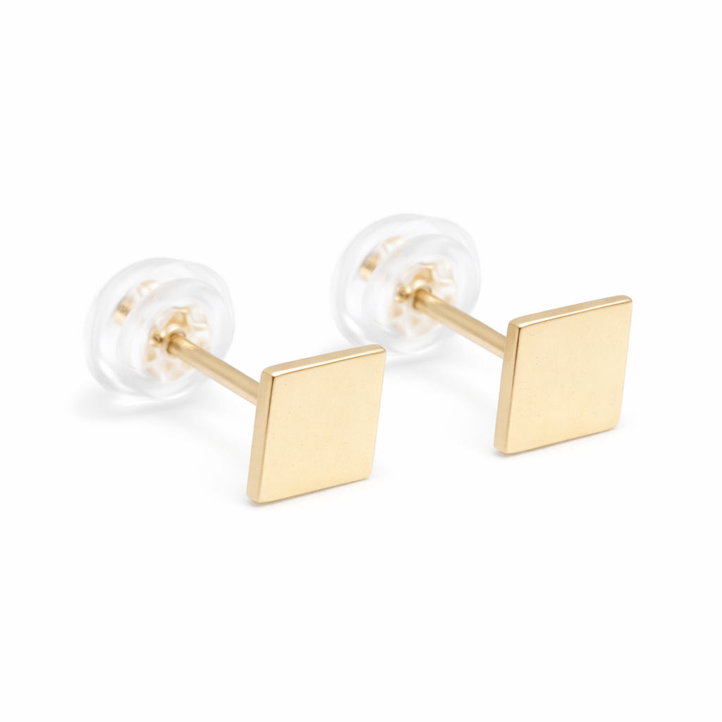 CLA EARRINGS Diamond Shape Kite Studs