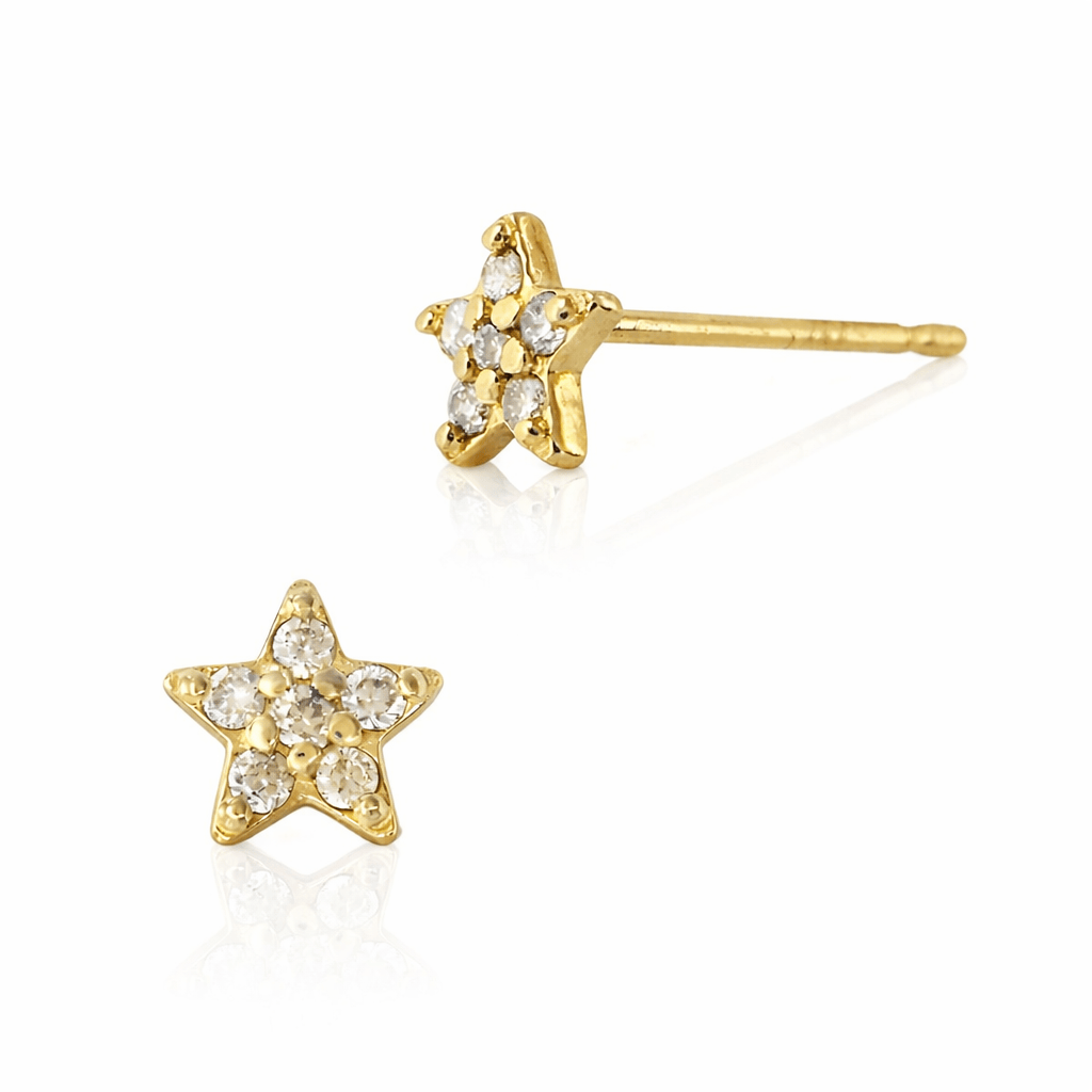 Curated Los Angeles Earrings Diamond Star Studs