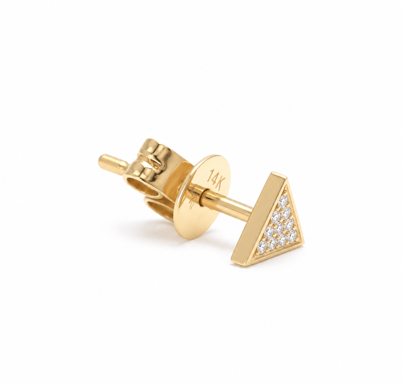 Amazing Grace EARRINGS Diamond Triangle Studs